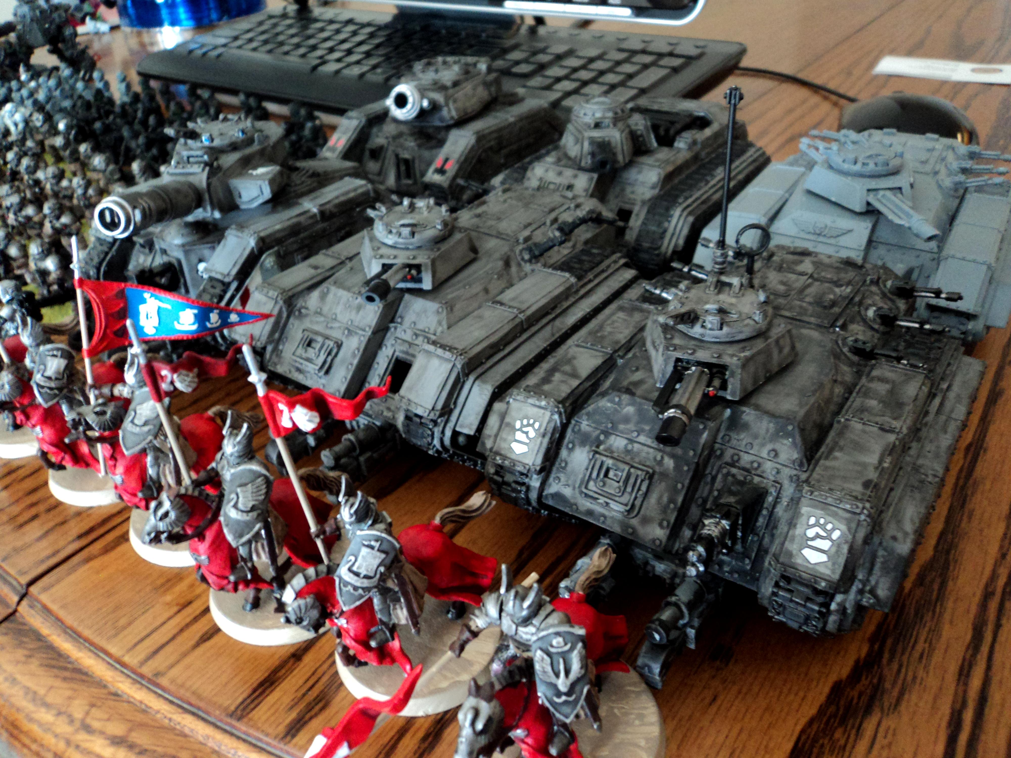 Imperial Guard, my tanks and rough riders