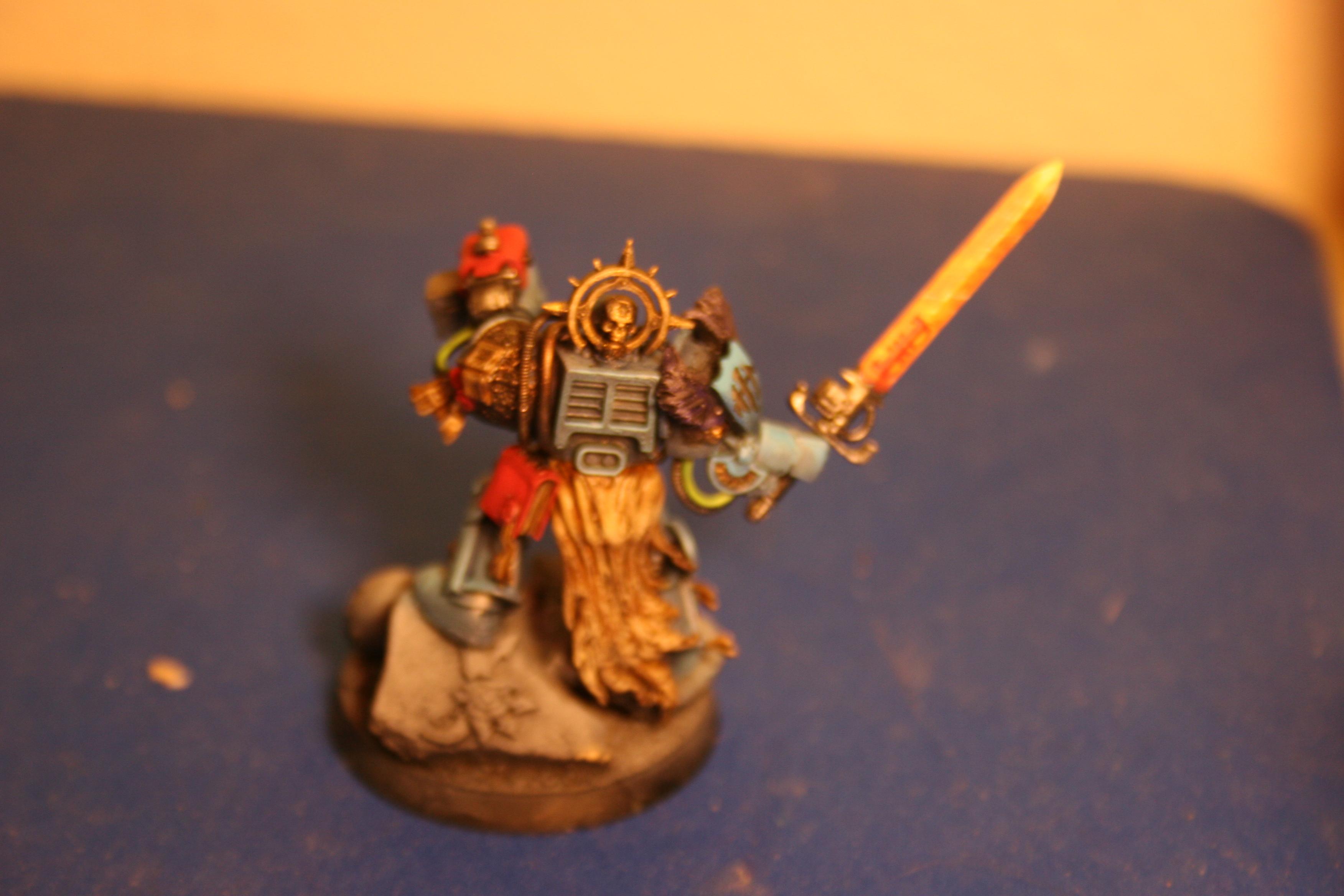Castellan, Crowe, Drybrush, Force Weapon, Grey, Grey Knights, Iron Halo, Librarian, Purifier, Terminator Armor