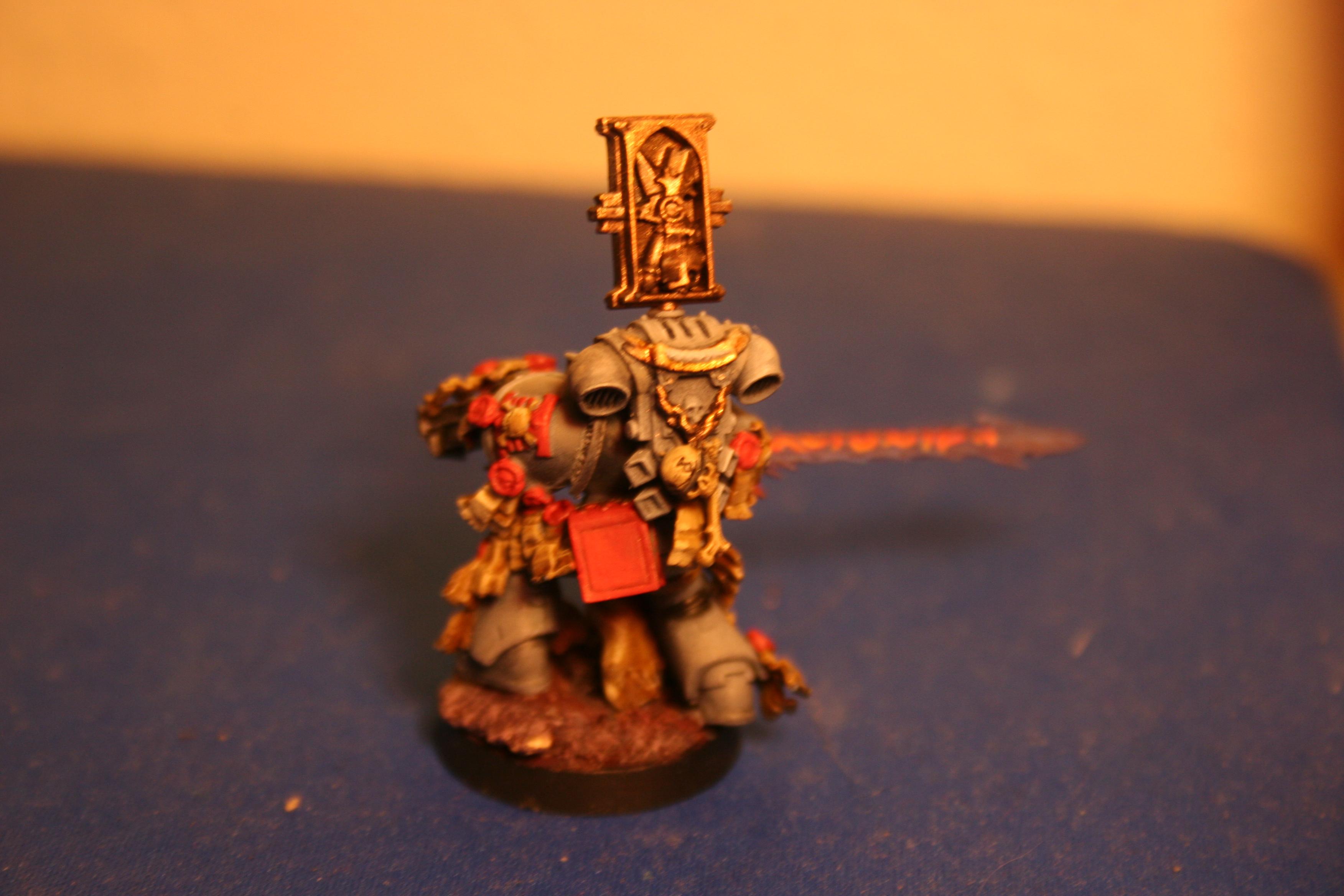 Castellan, Crowe, Drybrush, Force Weapon, Grey, Grey Knights, Iron Halo, Librarian, Purifier, Terminator Armor