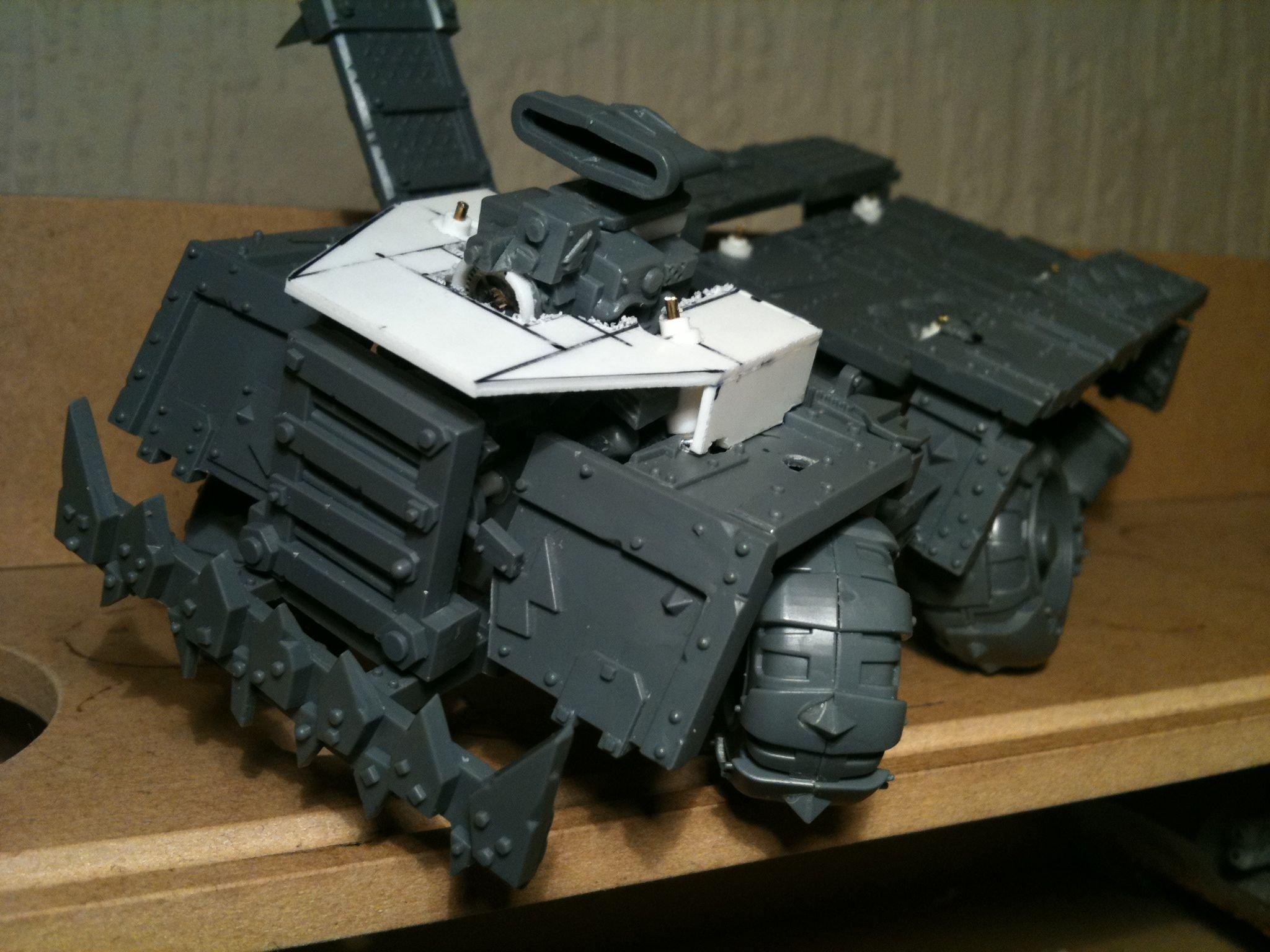 Da Dark Angelz, Gms, Orks, Trukk, Work In Progress