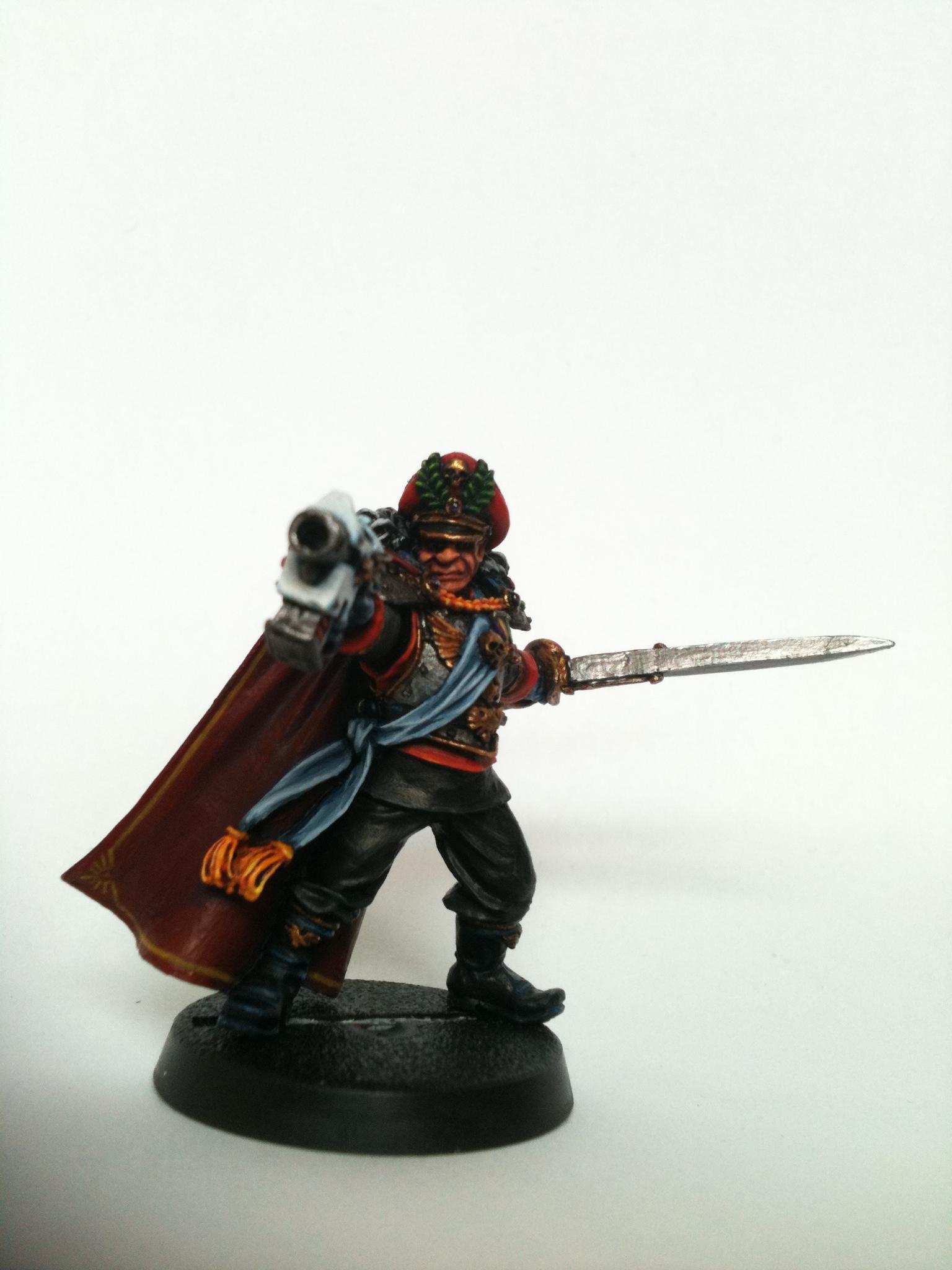 Commissar, Finecast, Imperial Guard, Warhammer 40,000, Work In Progress