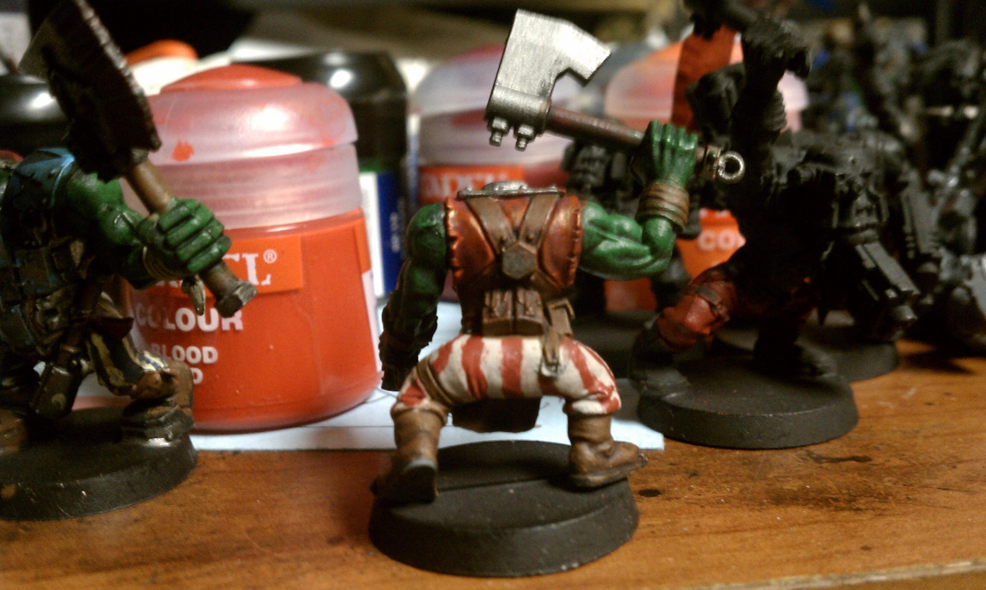 Ork Boy, Orks, splittoofs boy, back