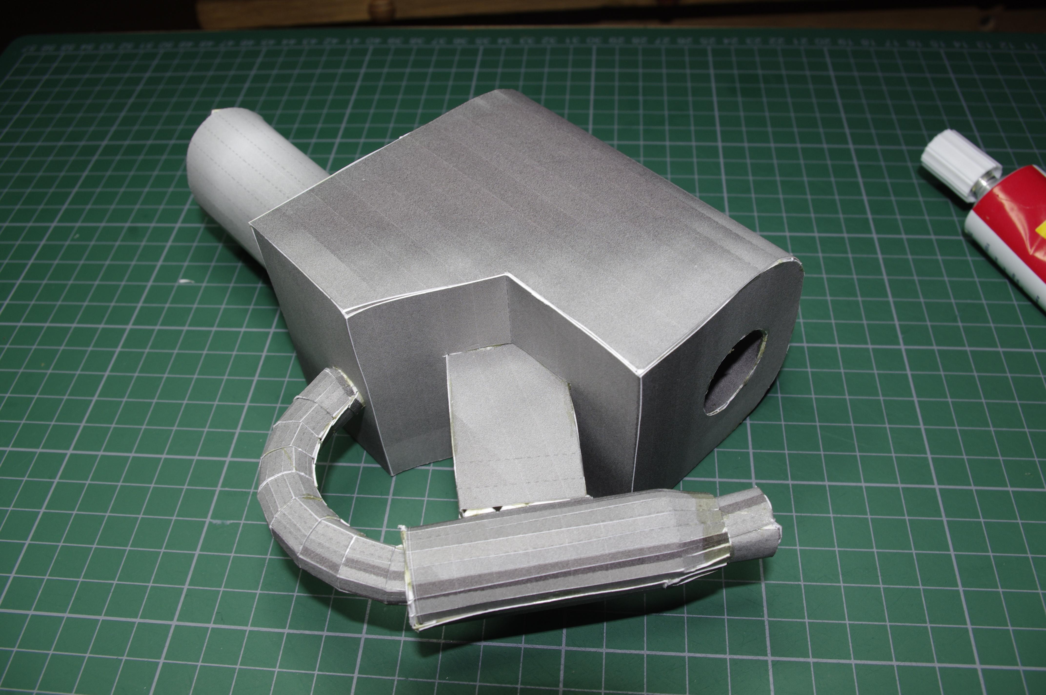 Flamer, Papercraft, Salamanders, Space Marine Flamer, Space Marines