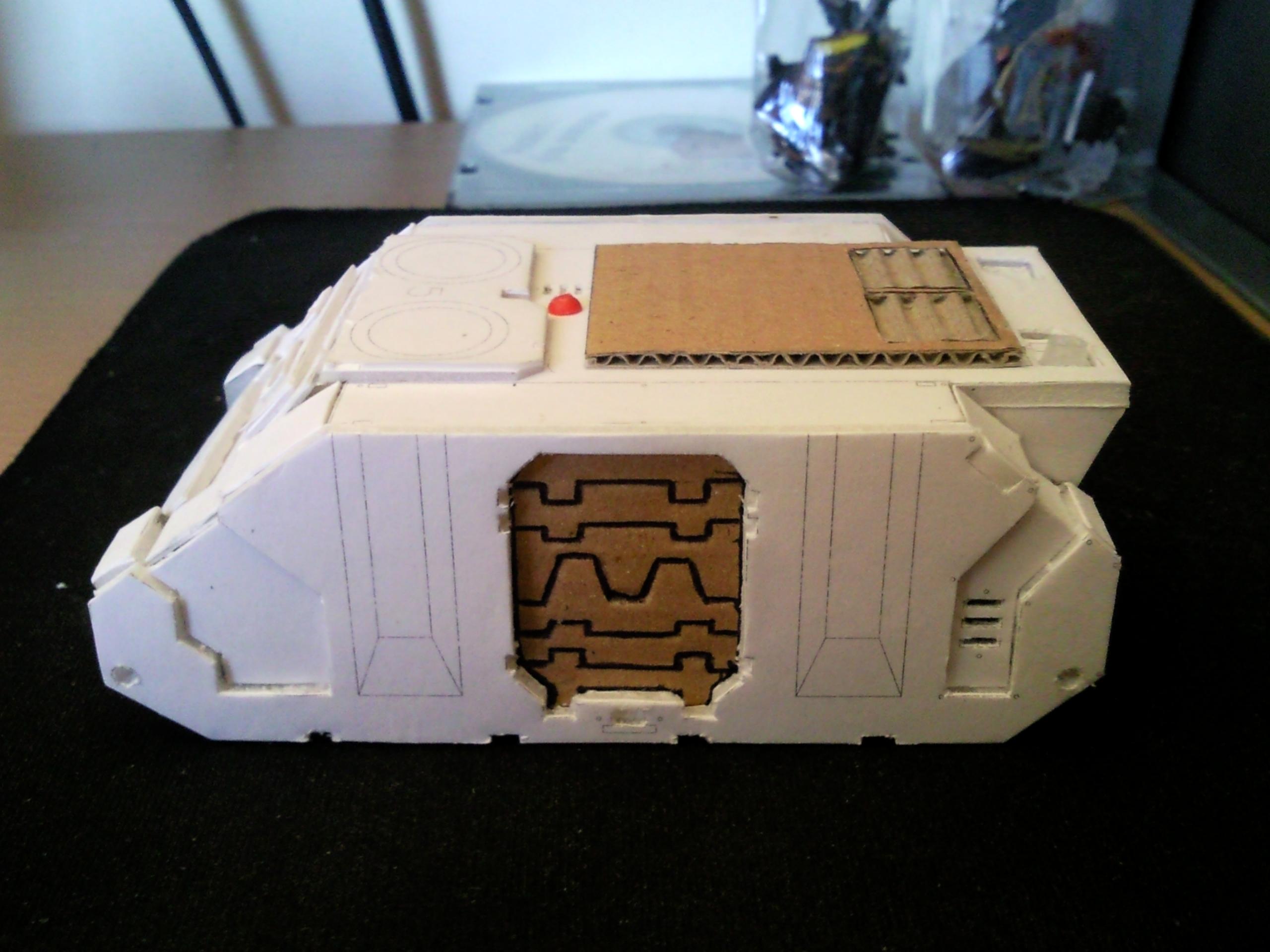 Cad, Conversion, Plasticard, Predator, Prometheus, Rhino, Scratch Build, Space Marines, Tank, Vindicator, Warhammer 40,000, Whirlwind, Work In Progress