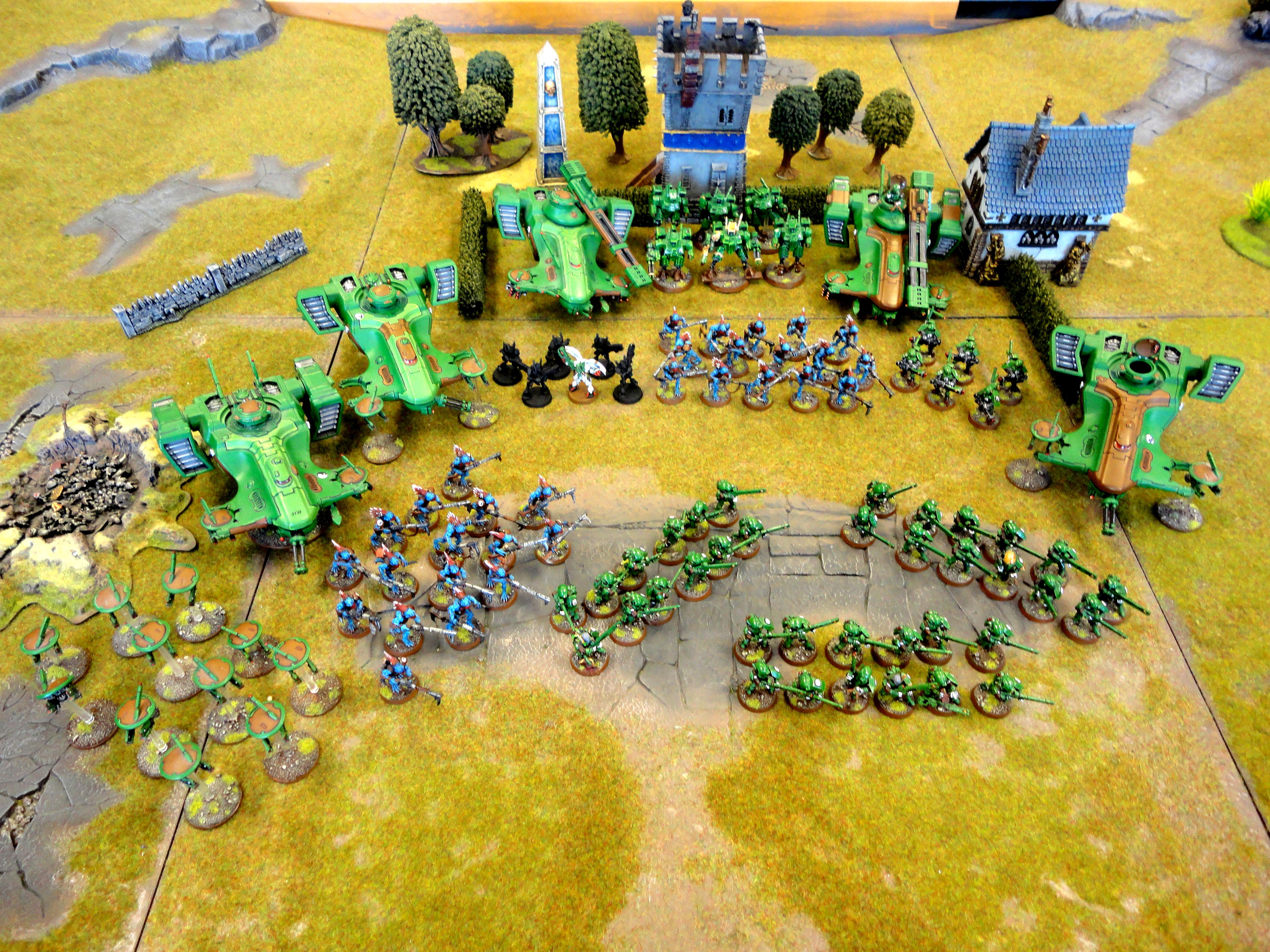 Devilfish, Hammerhead, Kroot, Skimmer, Tank, Tau, Vespid, Xenos