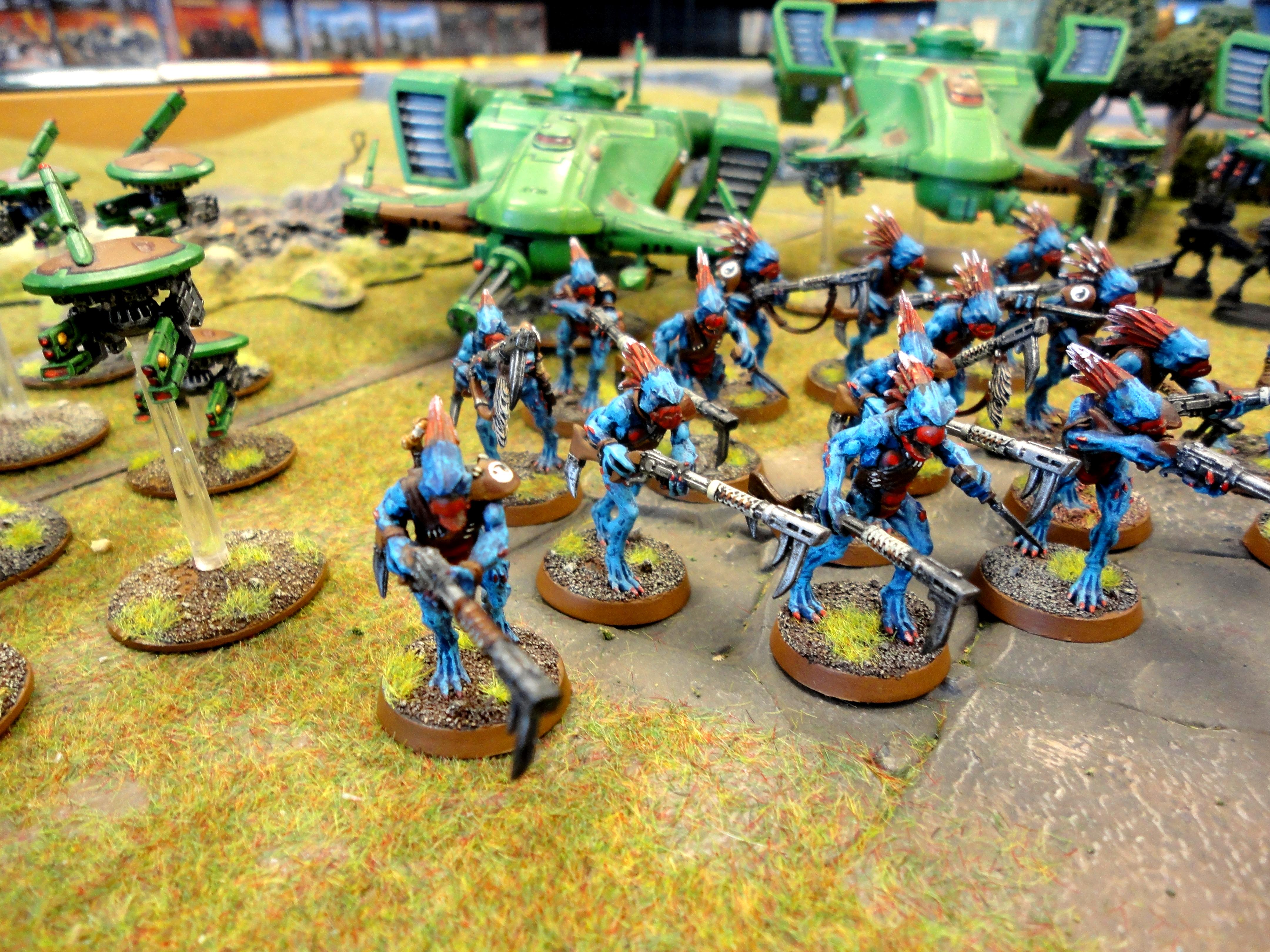 Devilfish, Hammerhead, Kroot, Skimmer, Tank, Tau, Vespid, Xenos