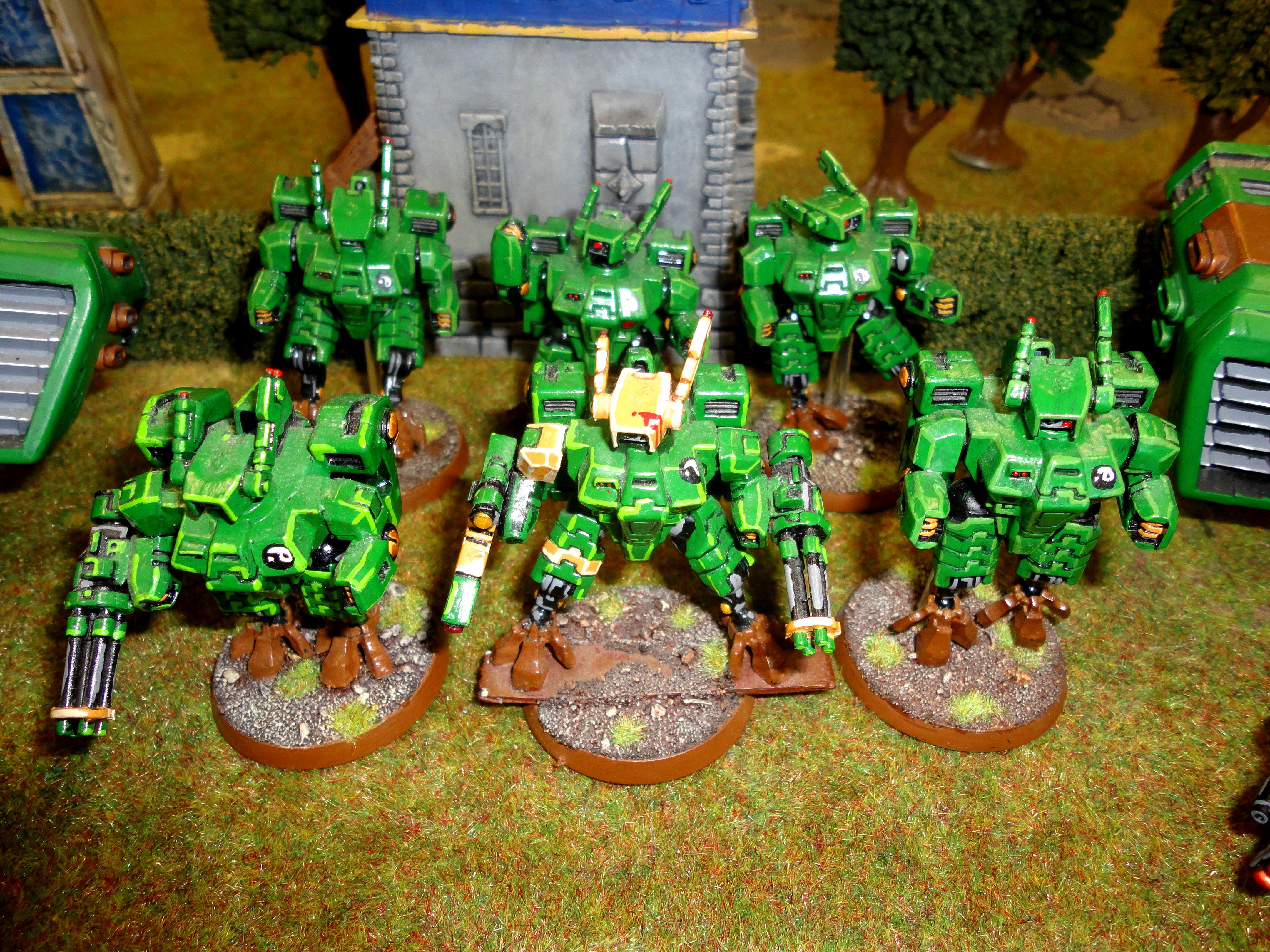 Devilfish, Hammerhead, Kroot, Skimmer, Tank, Tau, Vespid, Xenos