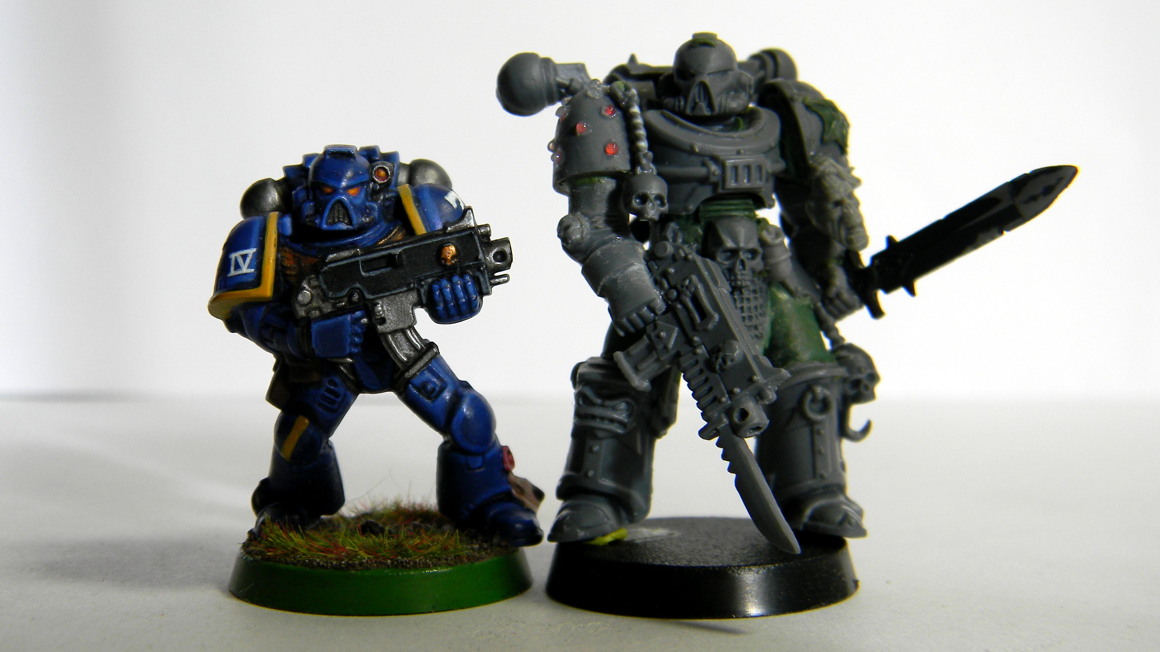 Chaos Space Marines, Night Lords, True Scale, Work In Progress
