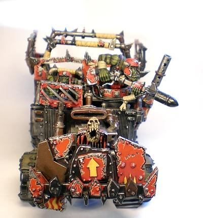 40.000, Armour Chipping, Battle Brush Studios, Biker Nobz, Commission Painting, Conversion, Evil Suns, Forge World, Nob, Orks, Shoota Boys, Sigur, Speed Freaks, Trukk, Warbikers, Warboss, Warhammer 40,000, Weathered