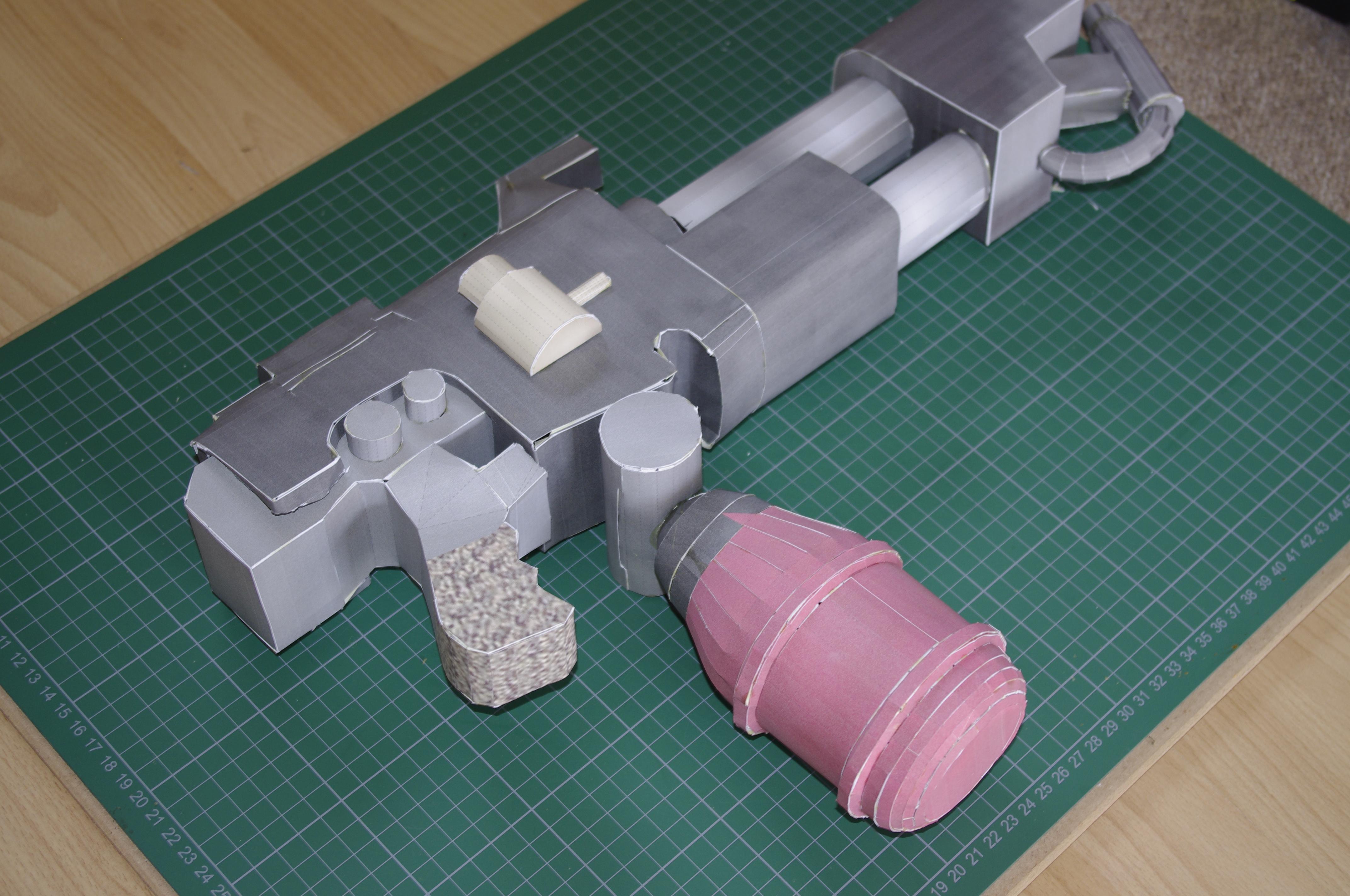 Flamer, Paper Build, Papercraft, Space Marine Flamer, Space Marines