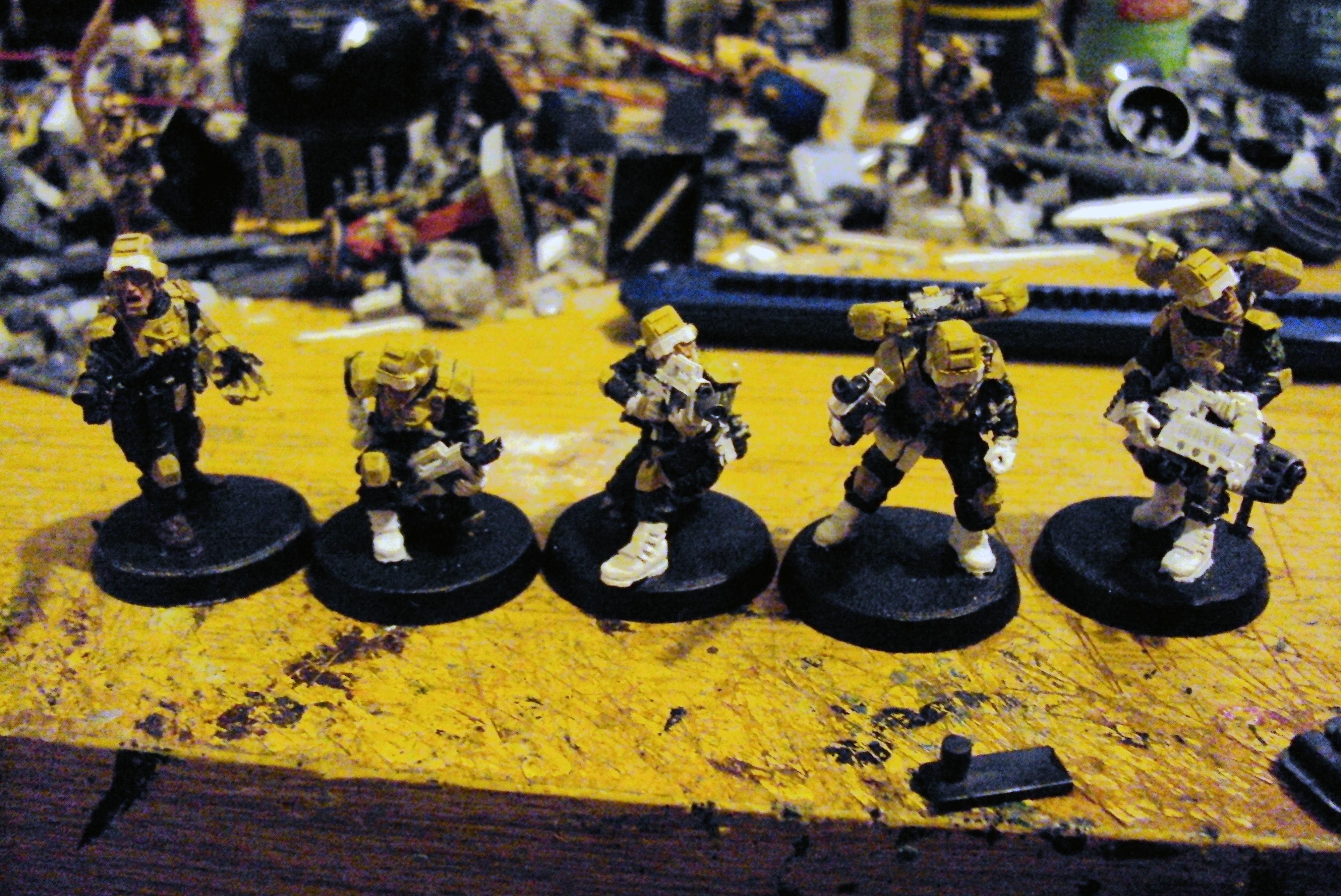 Company Command Squad, Elysians, Imperial Guard, Warhammer 40,000, Work In Progress