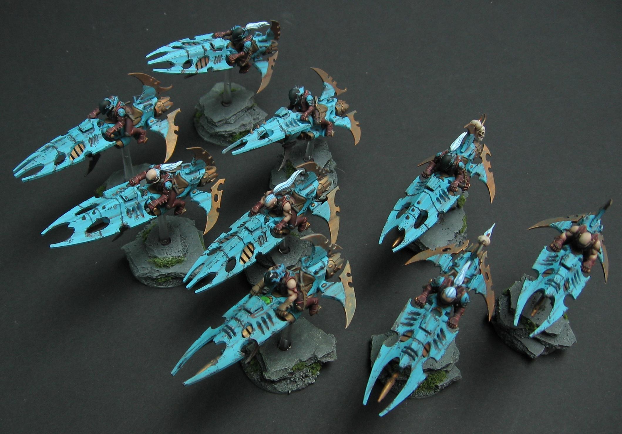 Dark Eldar, Jetbike, Reaver, Reaver Jetbikes