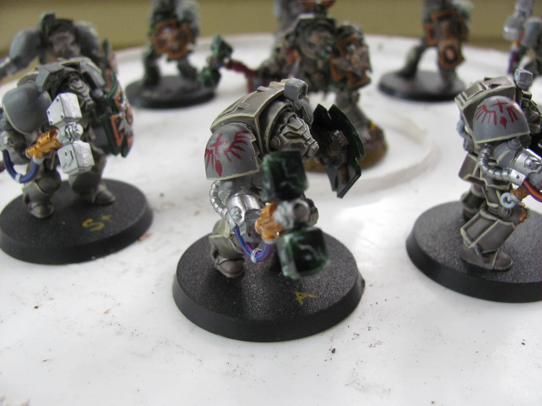 Dark Angels, Deathwing, Terminator Armor, Thunder Hammer, Work In Progress