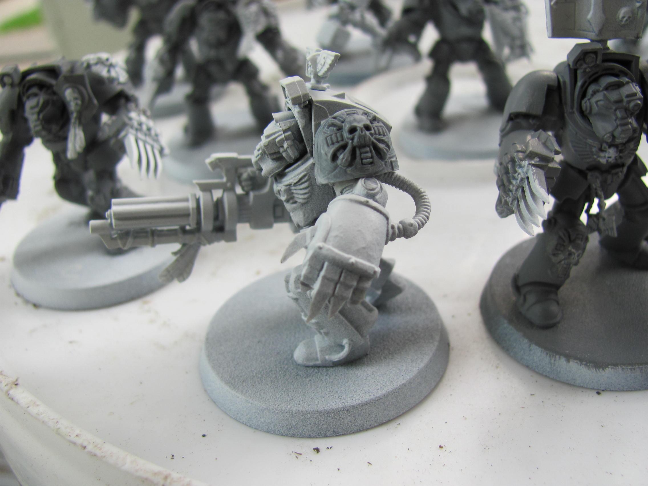 Conversion, Dark Angels, Deathwing, Power Fist, Terminator Armor, Work In Progress