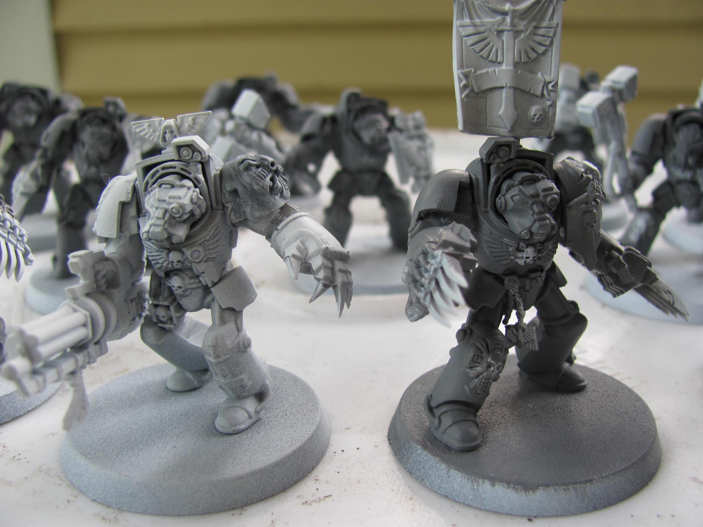 Assault Cannon, Conversion, Dark Angels, Deathwing, Power Fist, Terminator Armor