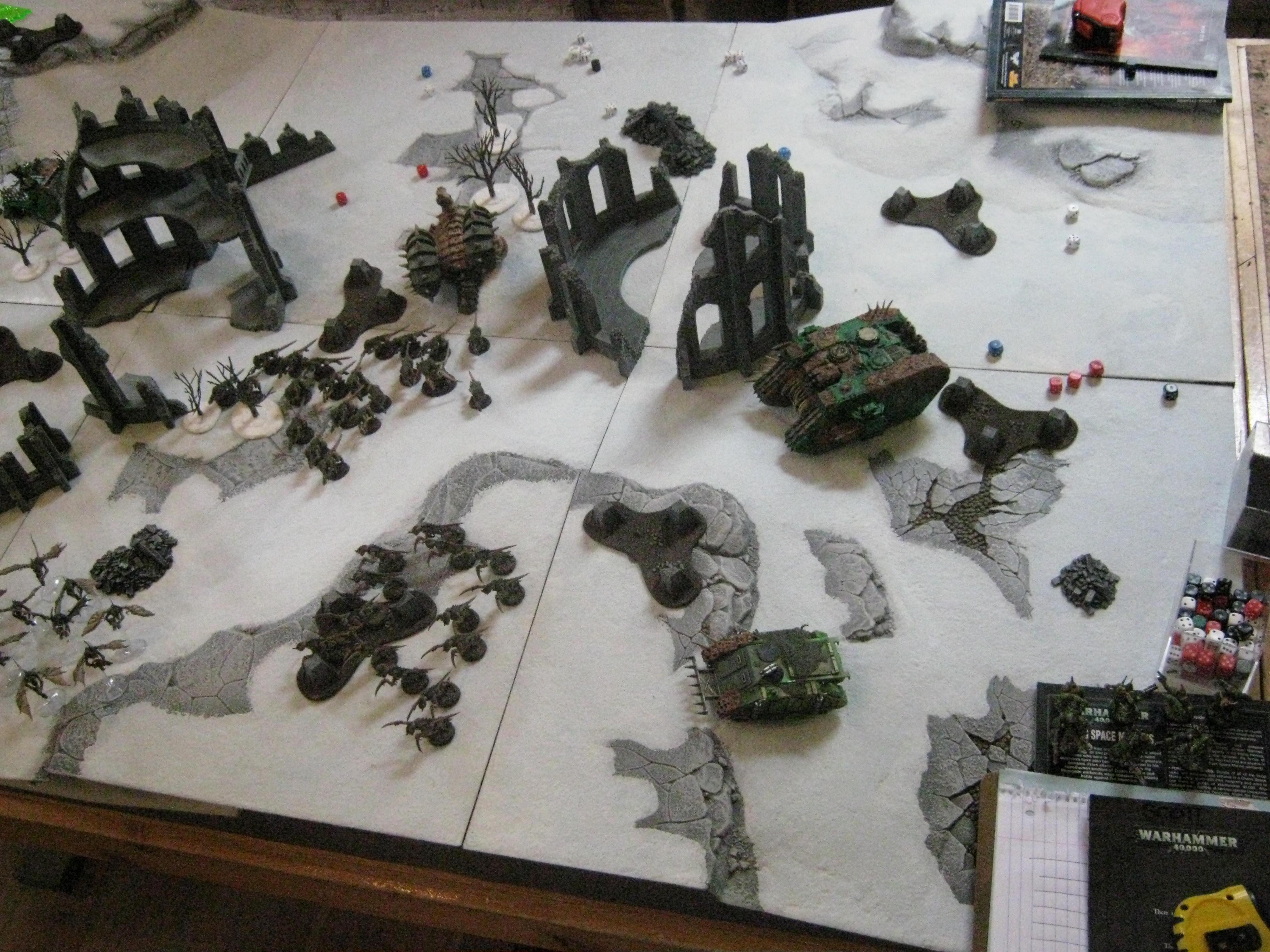 Chaos Space Marines, Conversion, Death Guard, Greenstuff, Land Raider, Nurgle, Plague Marines, Warhammer 40,000