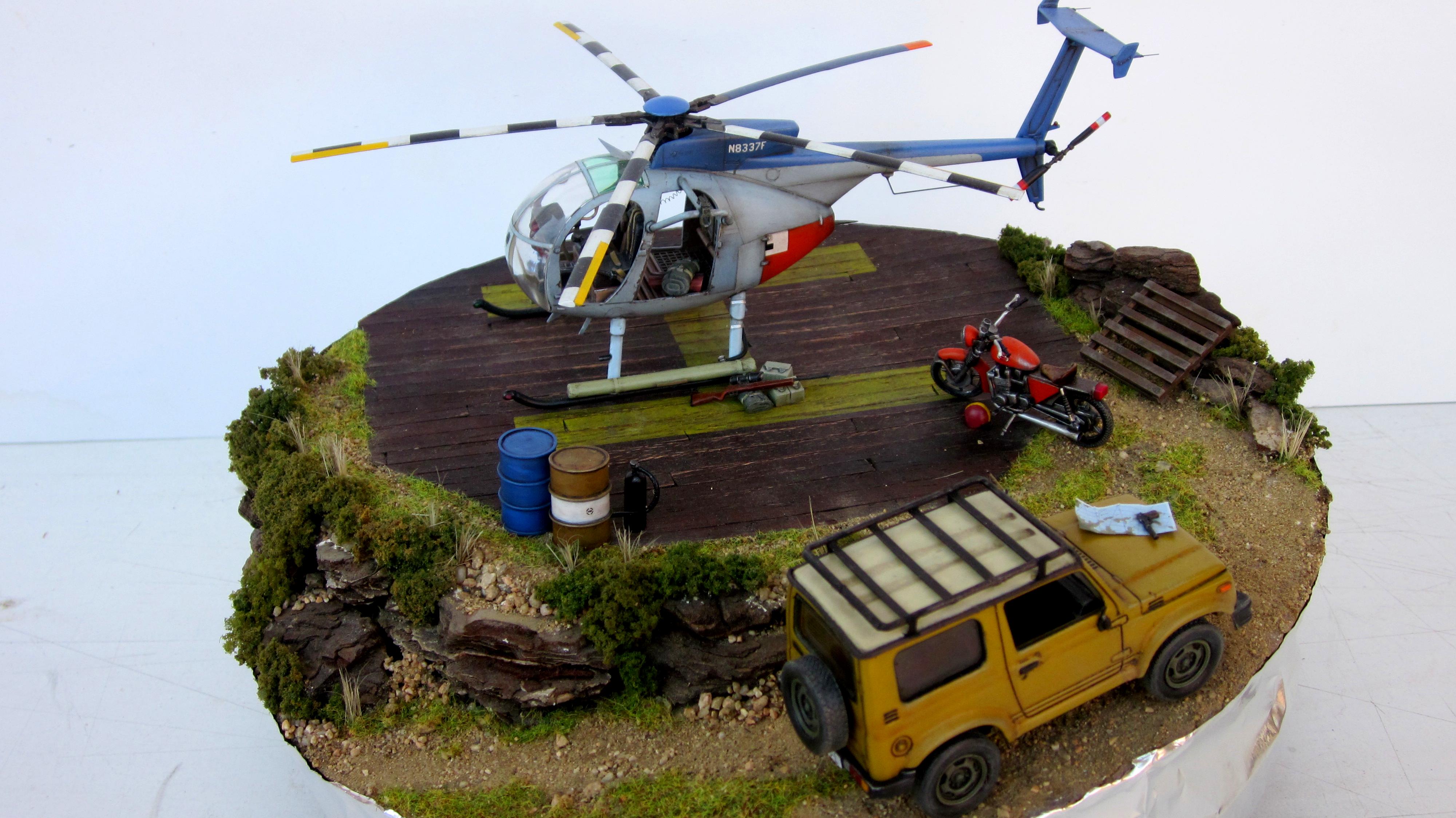 Bike, Helicopter, Jeep, Modern
