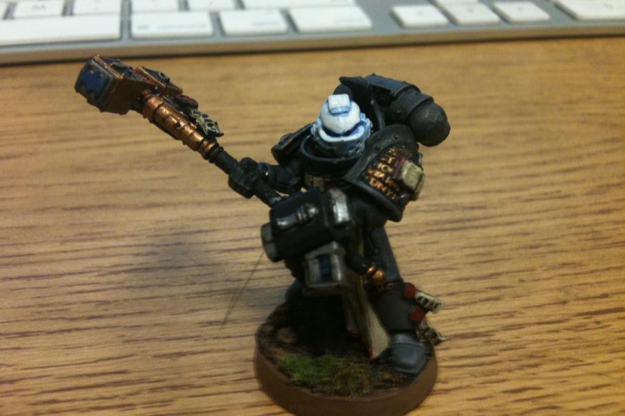 The undying Knight of the Flame. Seven games no deaths and a kill roster including a chapter master, 3 dreadnoughts, brood of 9 raveners, and 9 warriors, among other minor kills