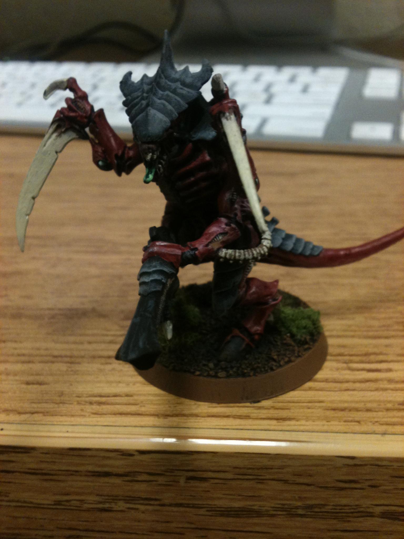 The first trial model of some tyranids ive started after getting a perfect deal on them. 4000pts worth for $200 the models in these pics are not all I got out of the deal