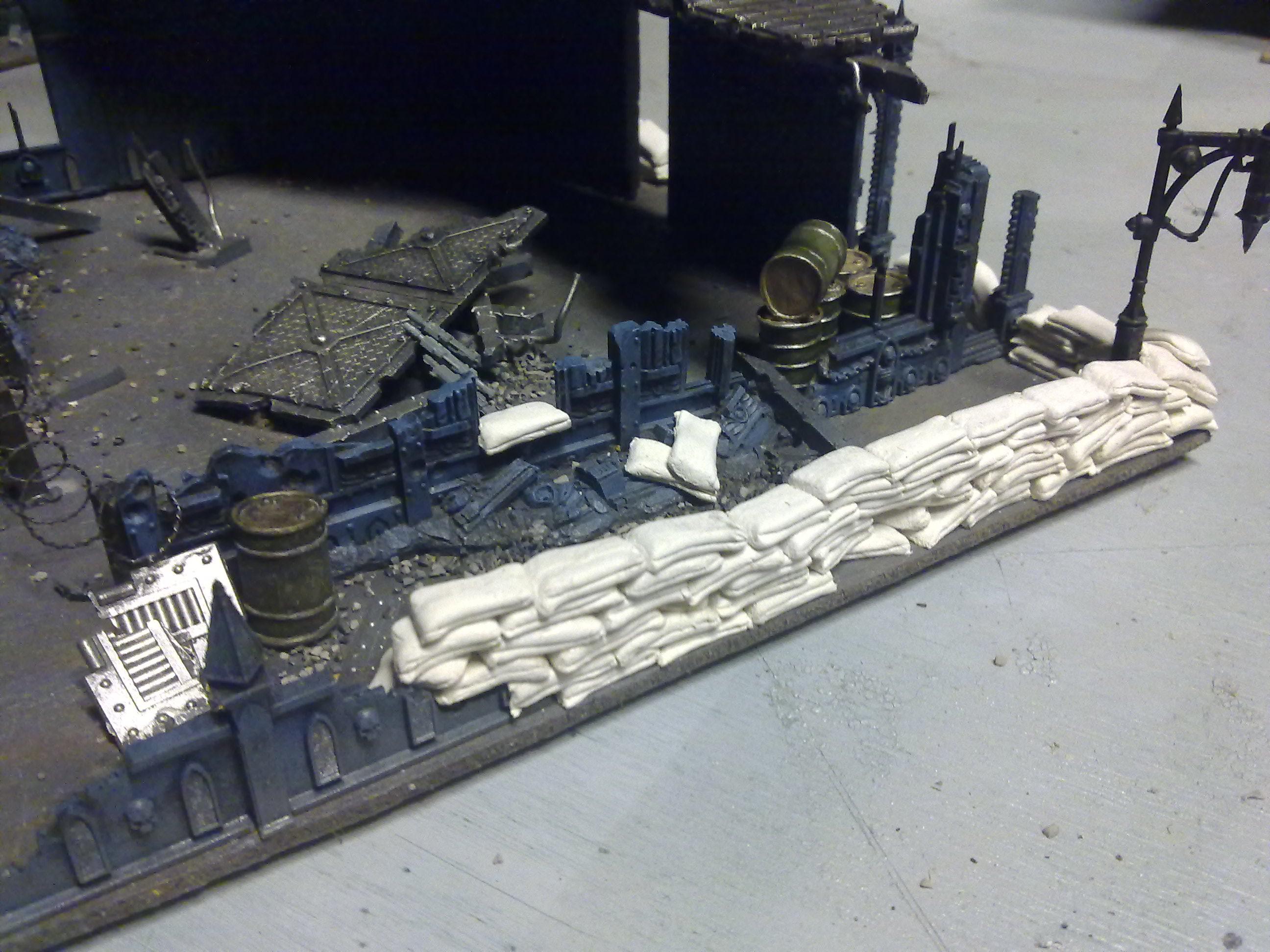 My heavily fortified building. 
