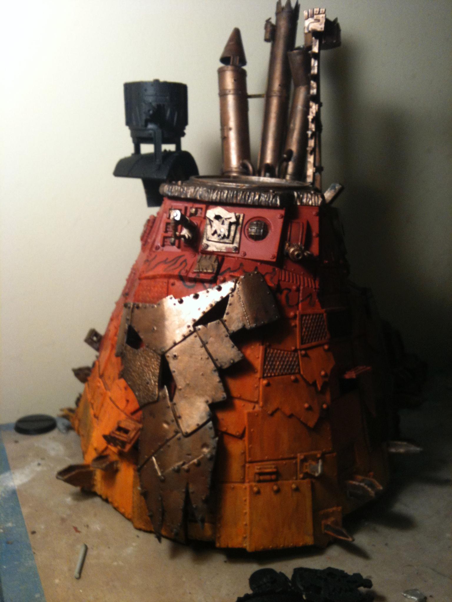Flames, Orks, Rust, Rustbukkitz, Stompa
