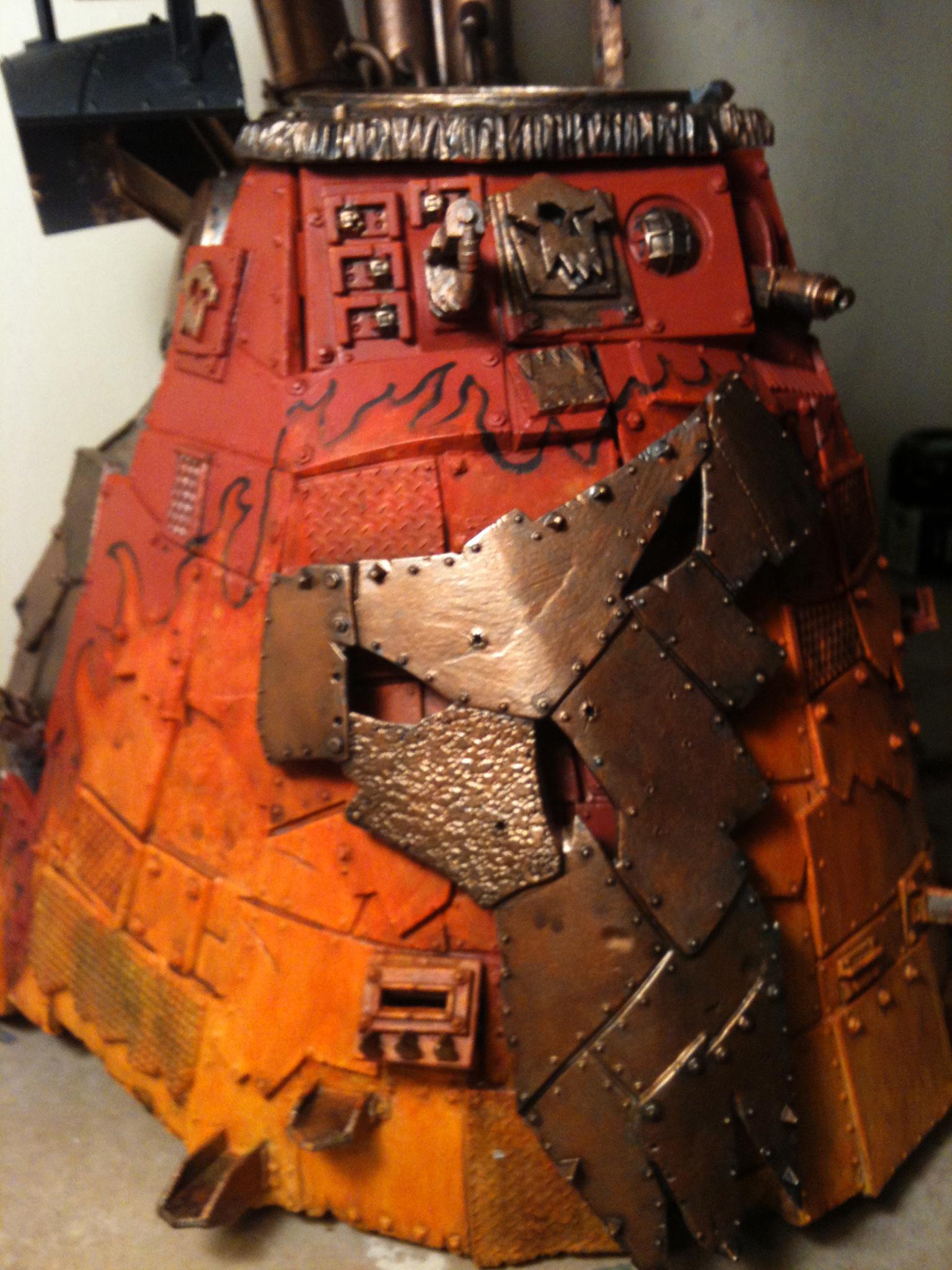 Flames, Orks, Rust, Rustbukkitz, Stompa