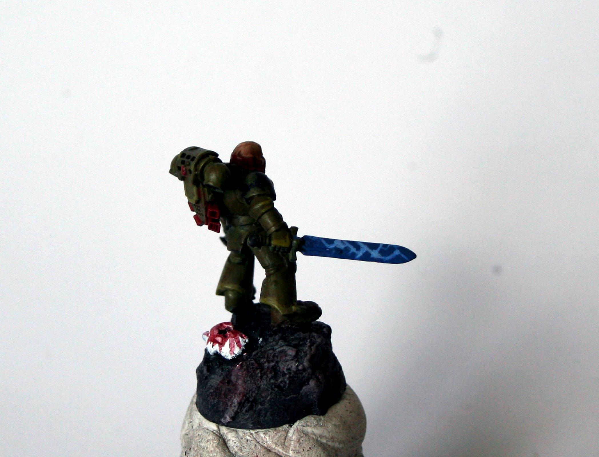 Captain, Power Sword, Space Marines, Warhammer 40,000, Work In Progress