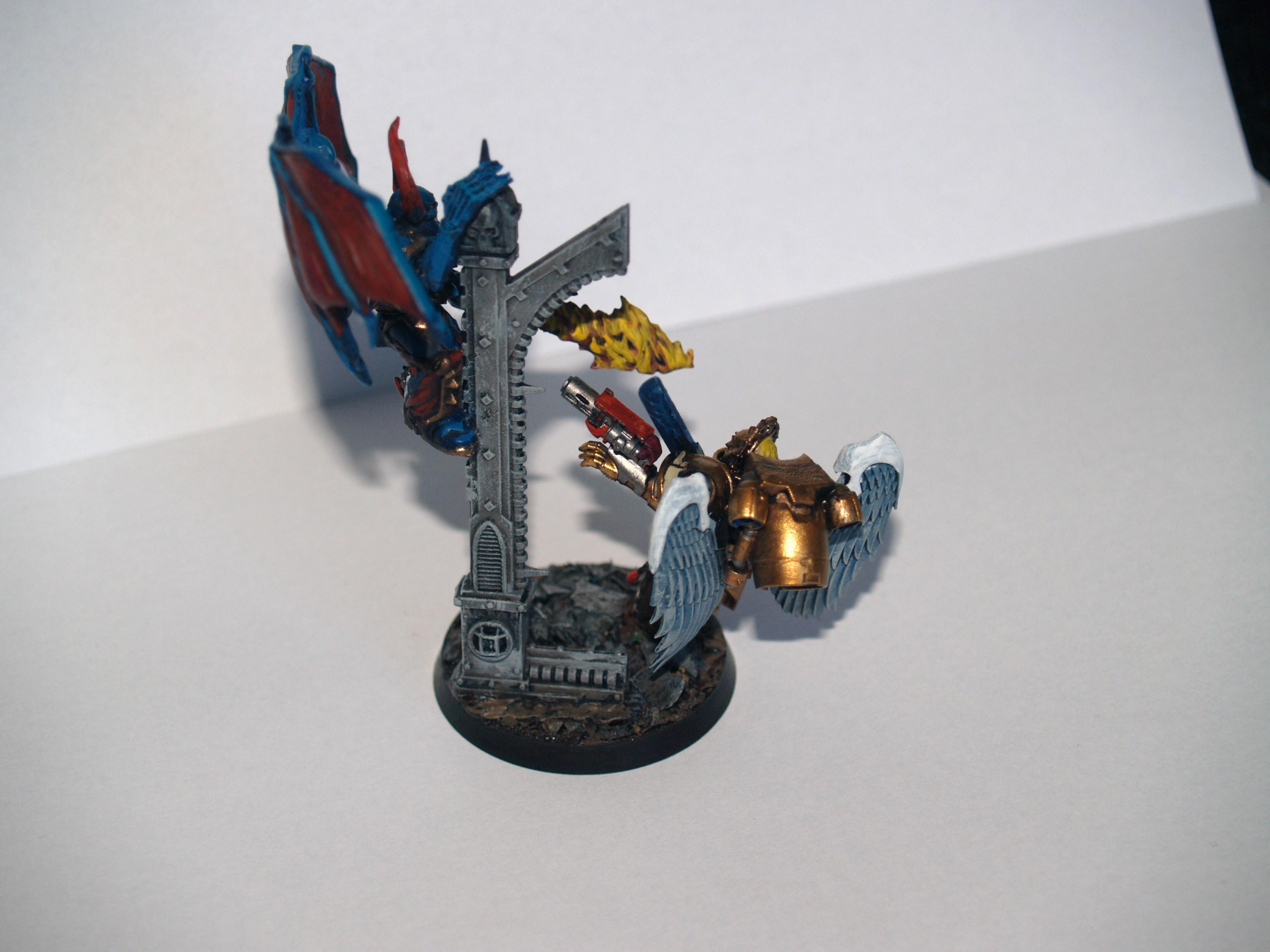 Blood Angels, Chaos, Conversion, Diorama
