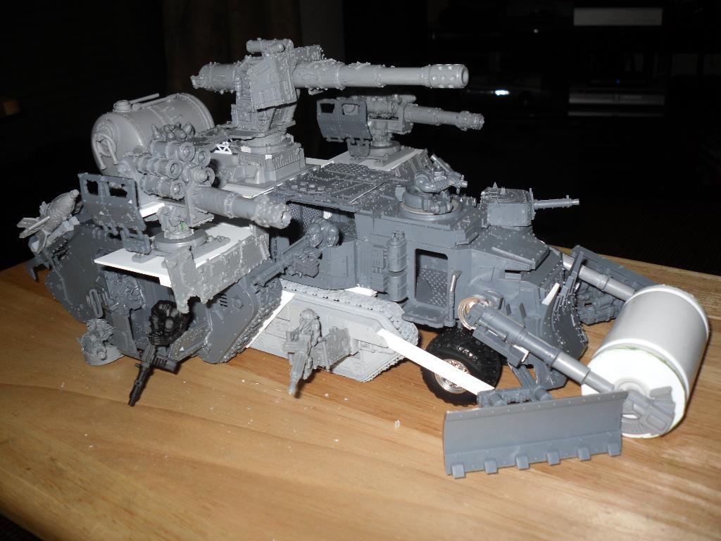 Battle Fortress, Battlewagon, Conversion, Land Raider, Marine Abuse, Orks, Super-heavy, Work In Progress