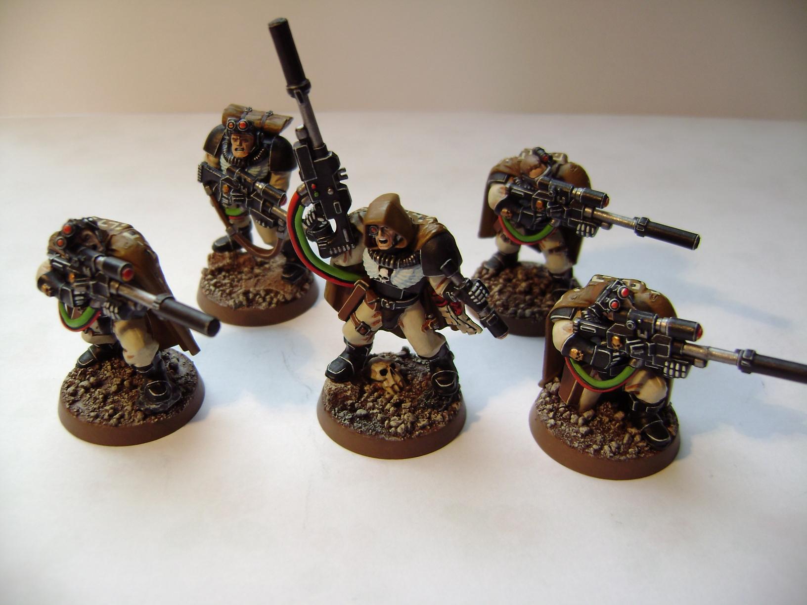 Dark Angels, Scouts, Snipers, Space Marines