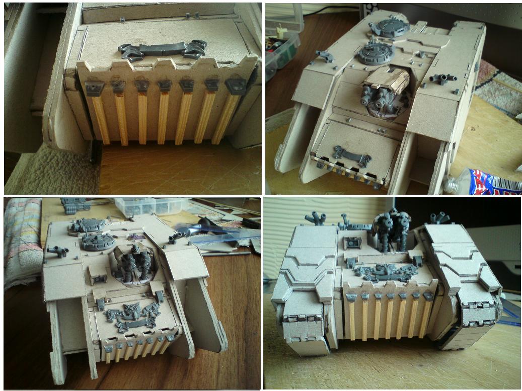 Land Raider, Land Raider Redeemer, Space Marines, Space Wolves, Tank, Work In Progress