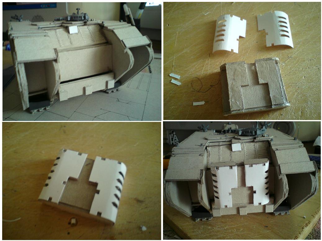 Land Raider, Land Raider Redeemer, Space Marines, Space Wolves, Tank, Work In Progress