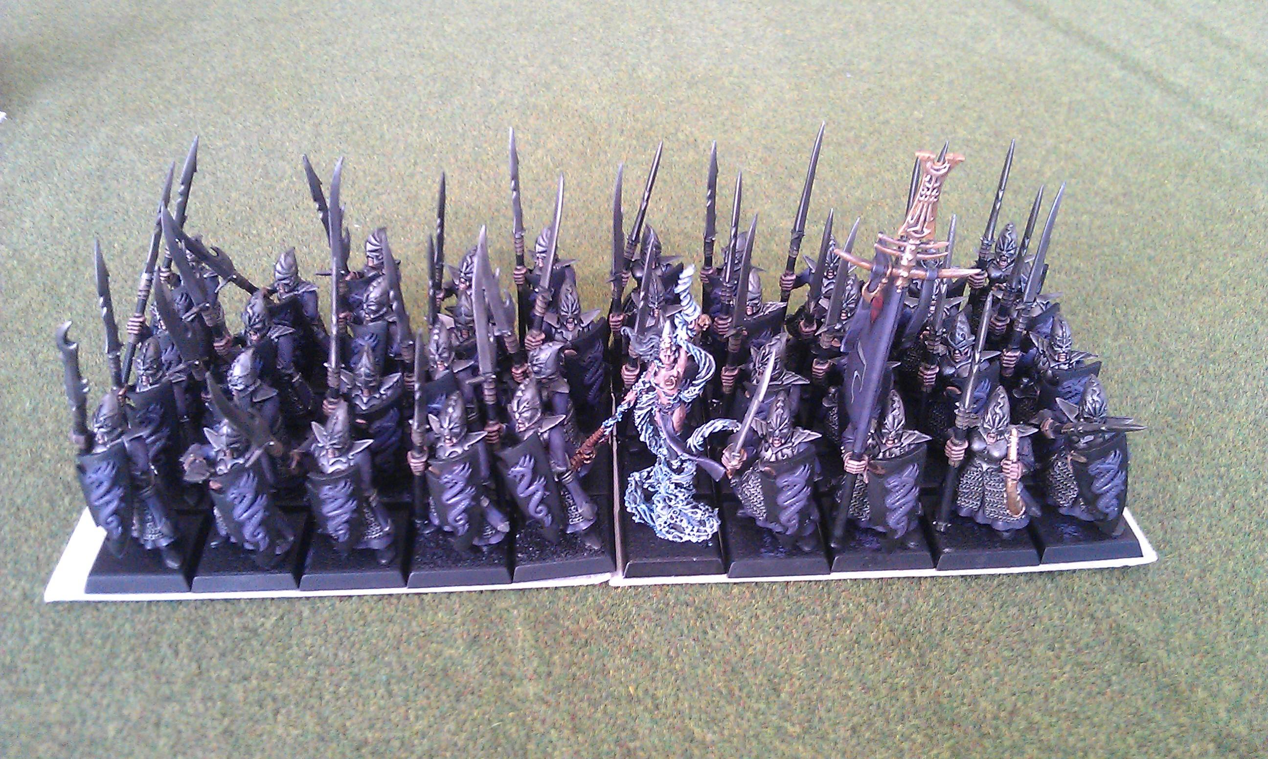 bunch of warriors and a sorceress were undercoated last year but left