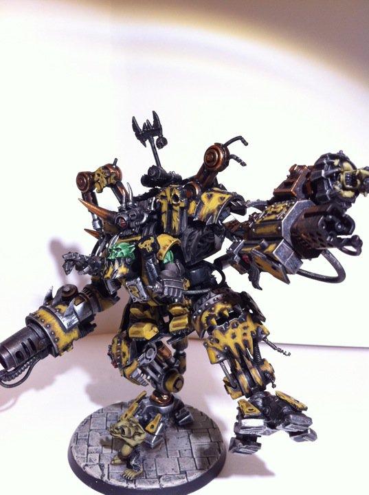 Deff Dread, Dread Knight, Looted, Marine Abuse, Orks