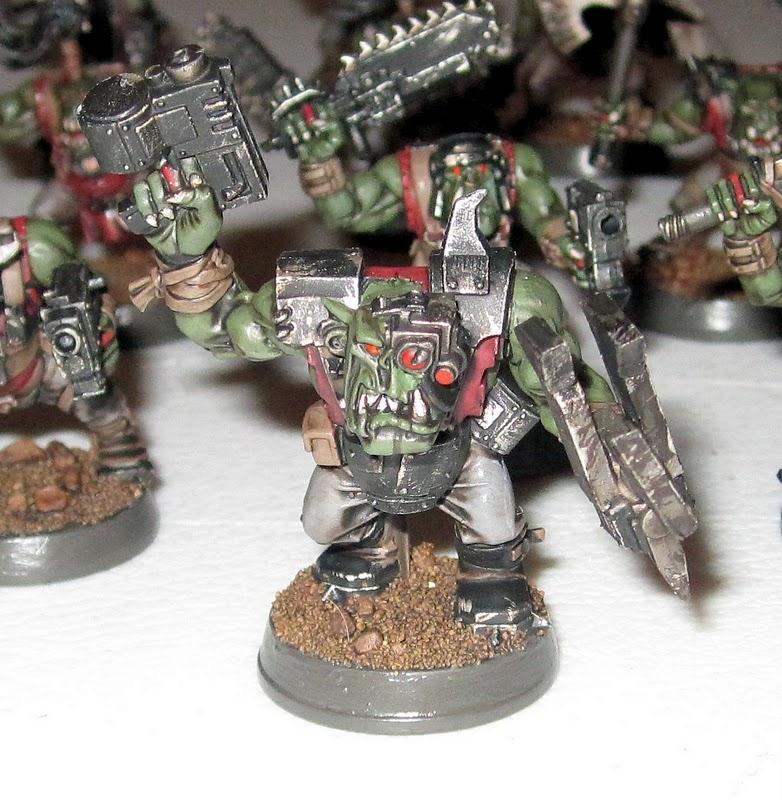 Boy, Mob, Orks, Grey Mob Boyz