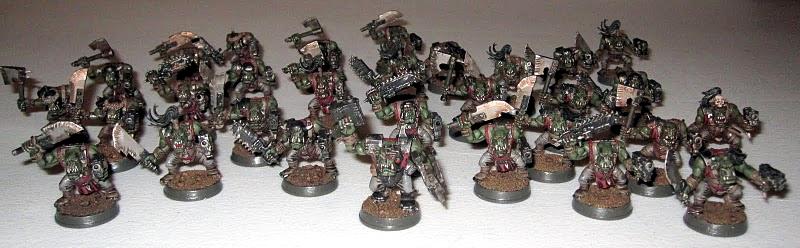 Boy, Mob, Orks, Grey Mob Boyz