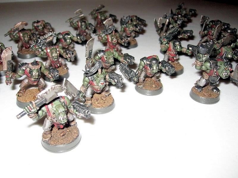 Boy, Mob, Orks, Grey Mob Boyz