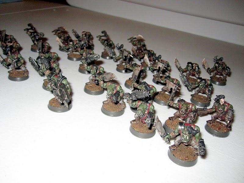 Boy, Mob, Orks, Grey Mob Boyz