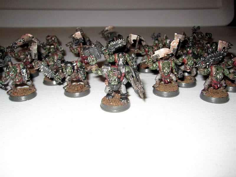 Boy, Mob, Orks, Grey Mob Boyz