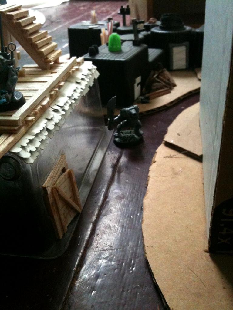 Grots, Orks, Scratch Build, Terrain, Warhammer 40,000, Work In Progress