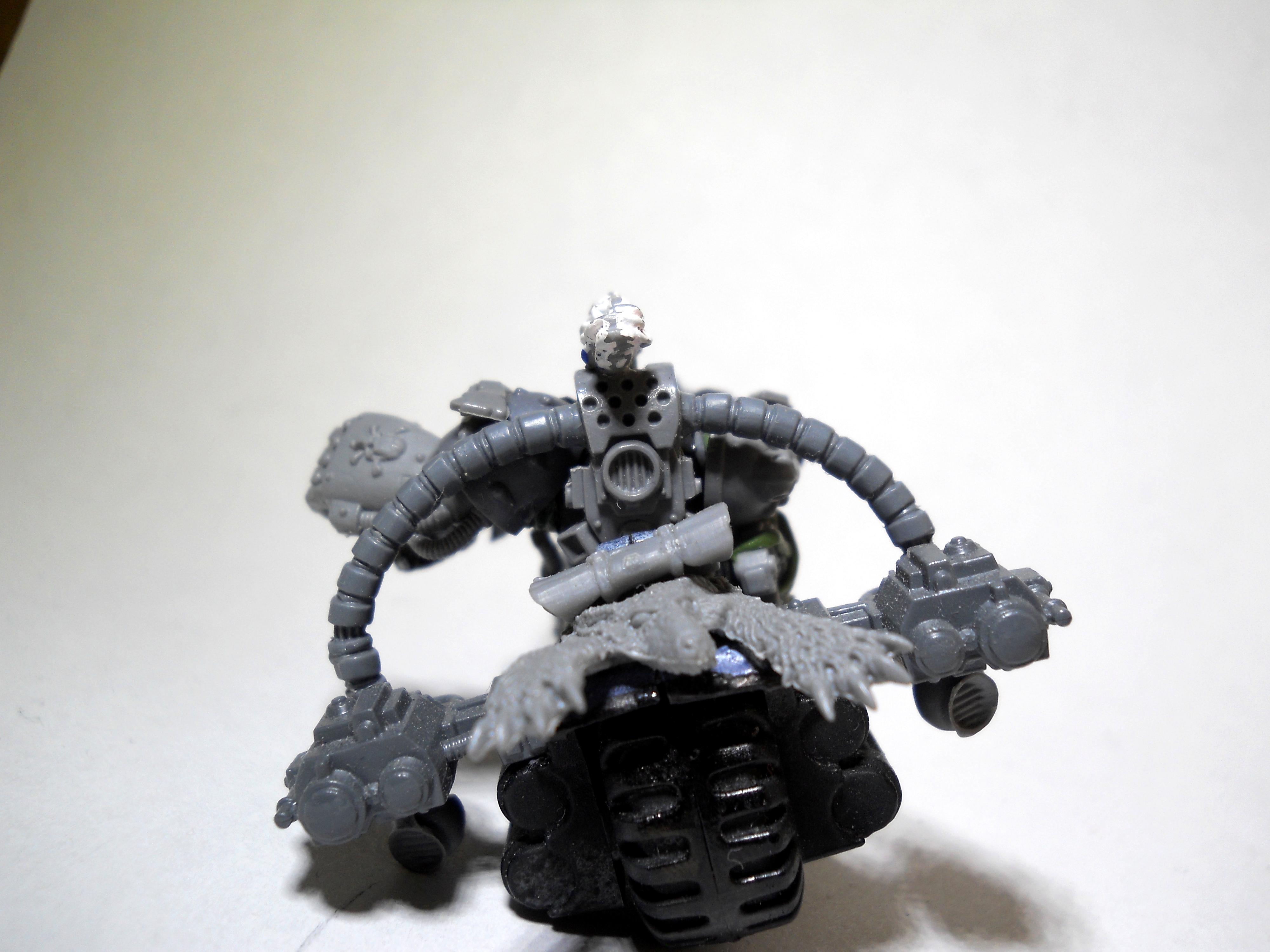 Bike, Conversion, Power Fist, Space Marines, Space Wolves