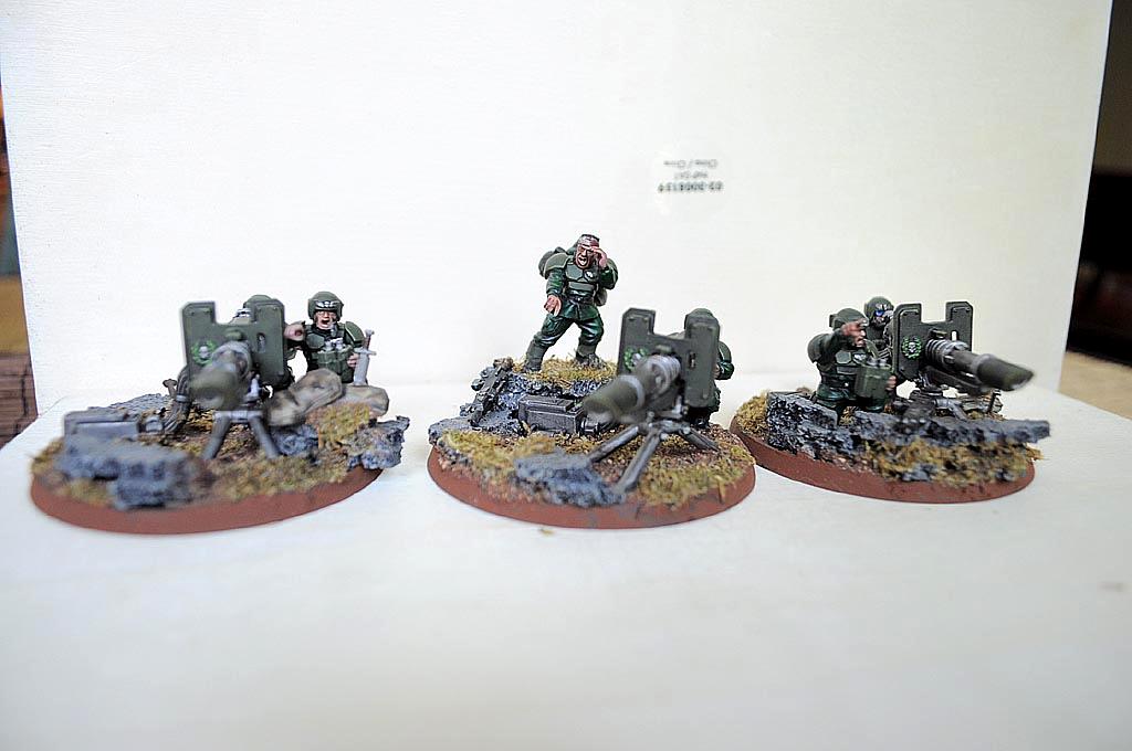 Cadians, Heavy Weapons Team, Imperial Guard, Lascannon