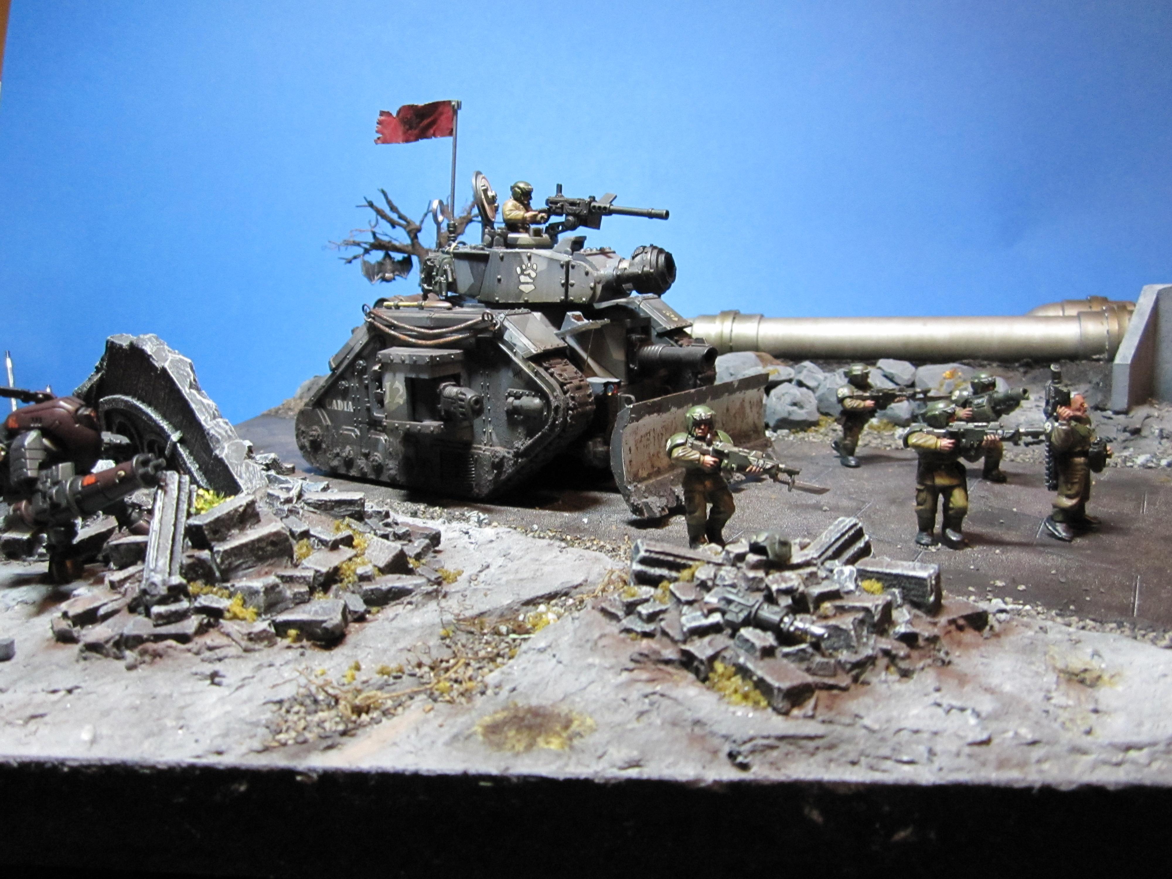 Diorama, Imperial Guard, Warhammer 40,000