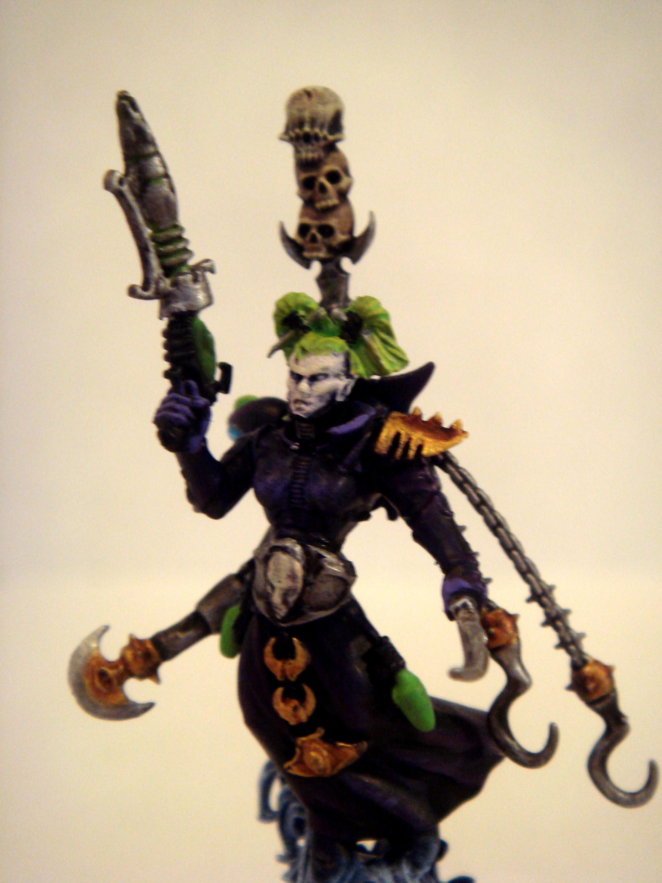 Conversion, Dark Eldar, Dark Elves, Drukhari, Eldar, Games Workshop, Green, Purple, Trophy Rack, Warhammer 40,000, Warhammer Fantasy