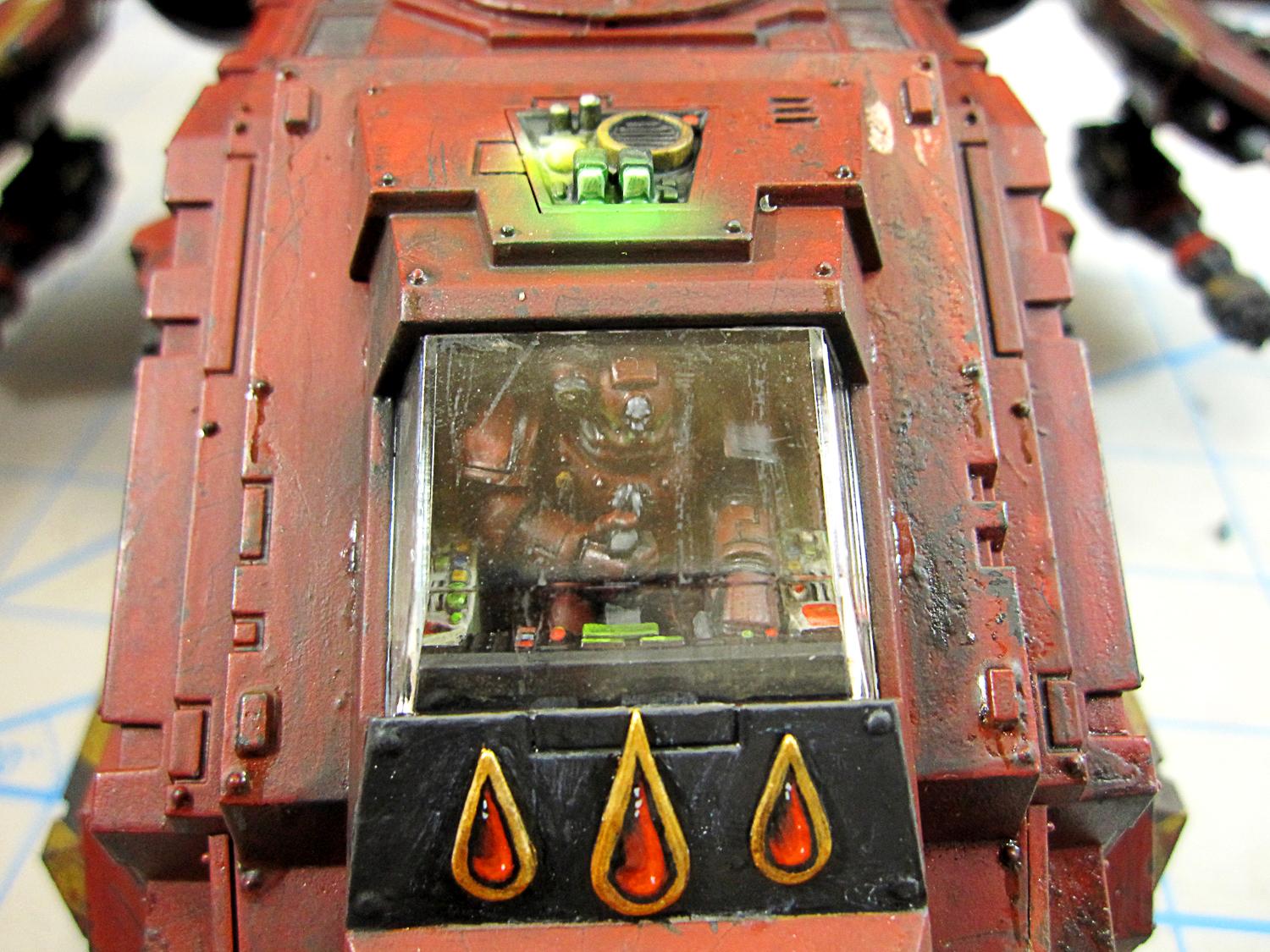 Blood Angels, MajorTom11 Pattern StormRaven, 100% painted (no base yet though)