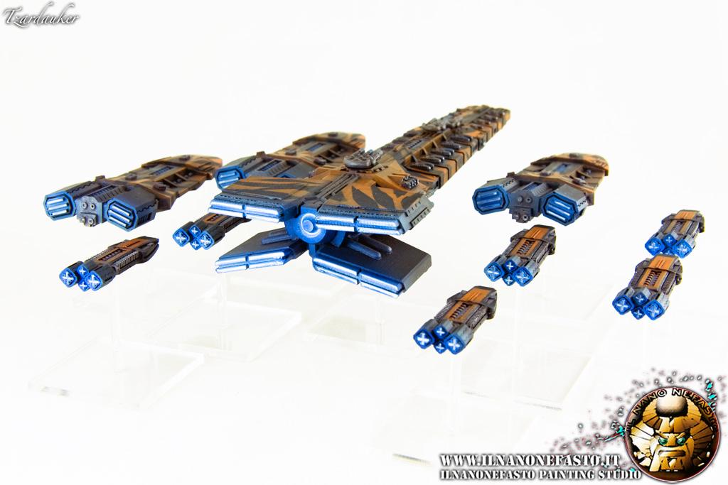 Airbrush, Battleship, Cruiser, Firestorm Armada, Frigate, Gothic, Ilnanonefasto.it, Space Ships, Spartan Games, Terran, Tzardauker