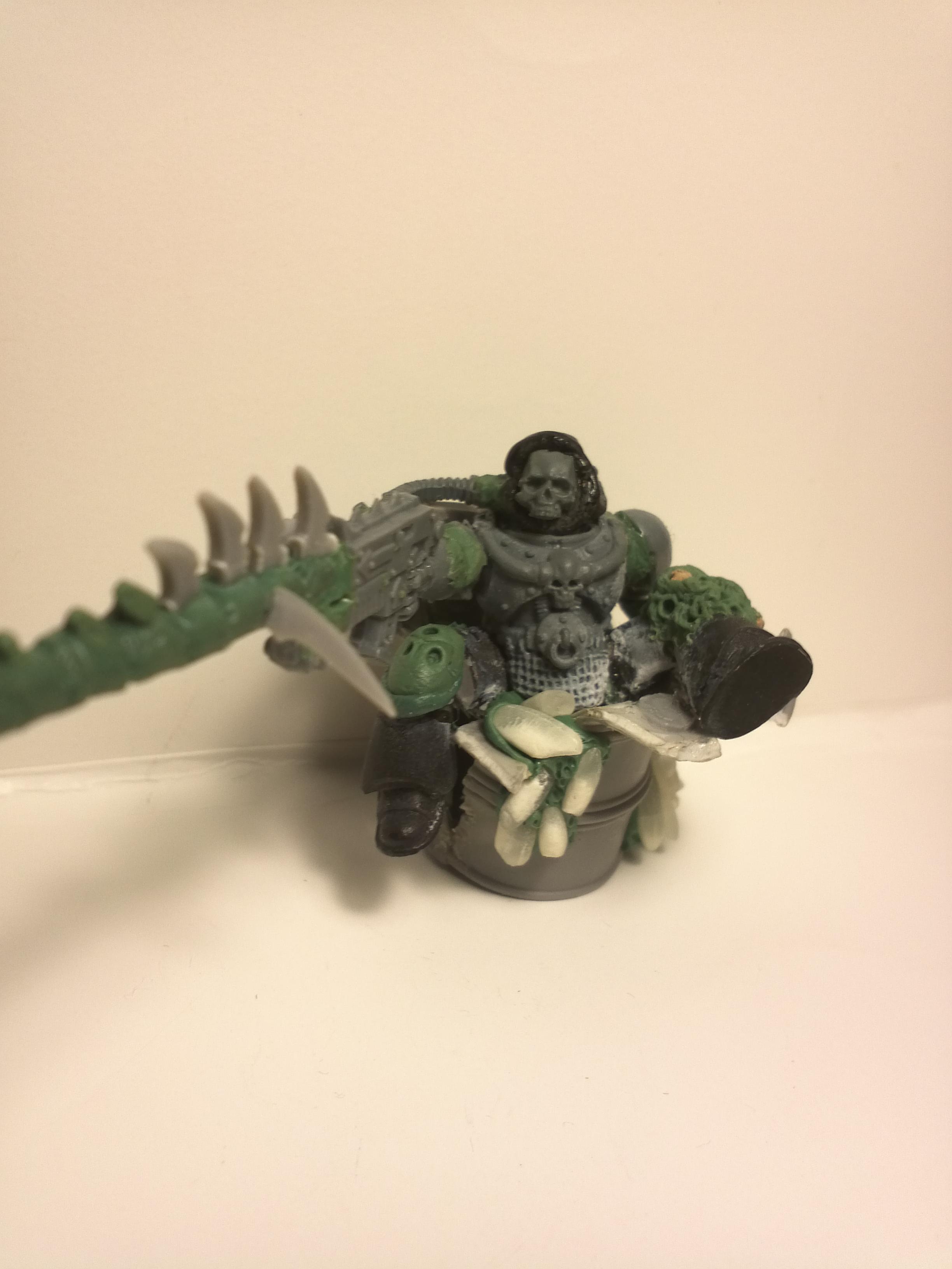 Assassin, Chaos Space Marines, Greenstuff, Maggots, Nurgle