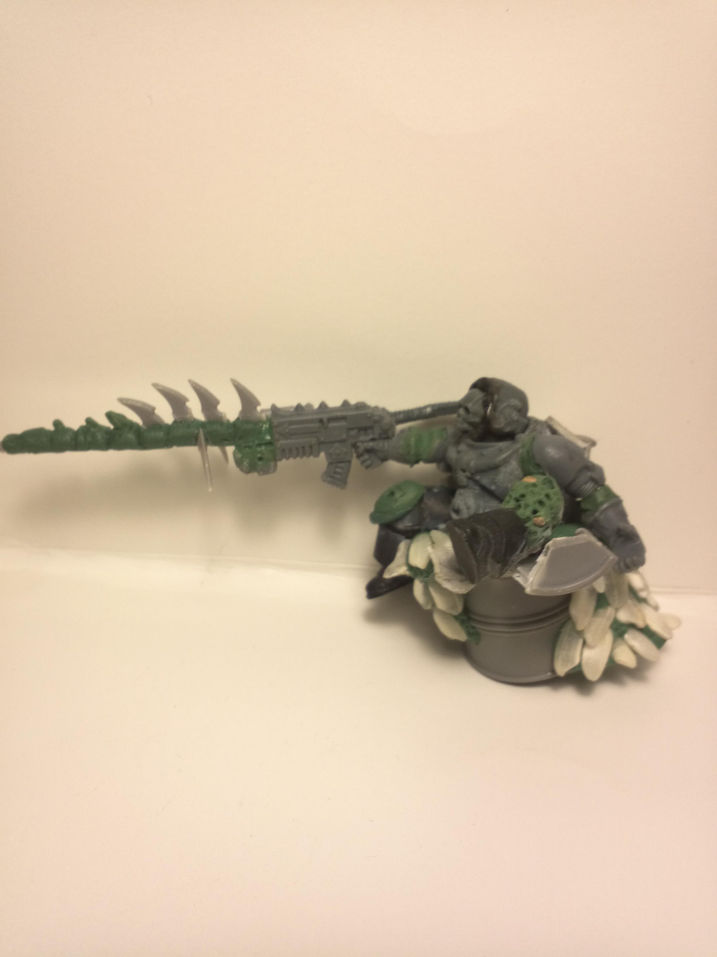 Assassin, Chaos Space Marines, Greenstuff, Maggots, Nurgle
