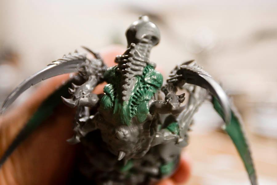 Greenstuff, Sculpting, Tervigon, Tyranids, Work In Progress