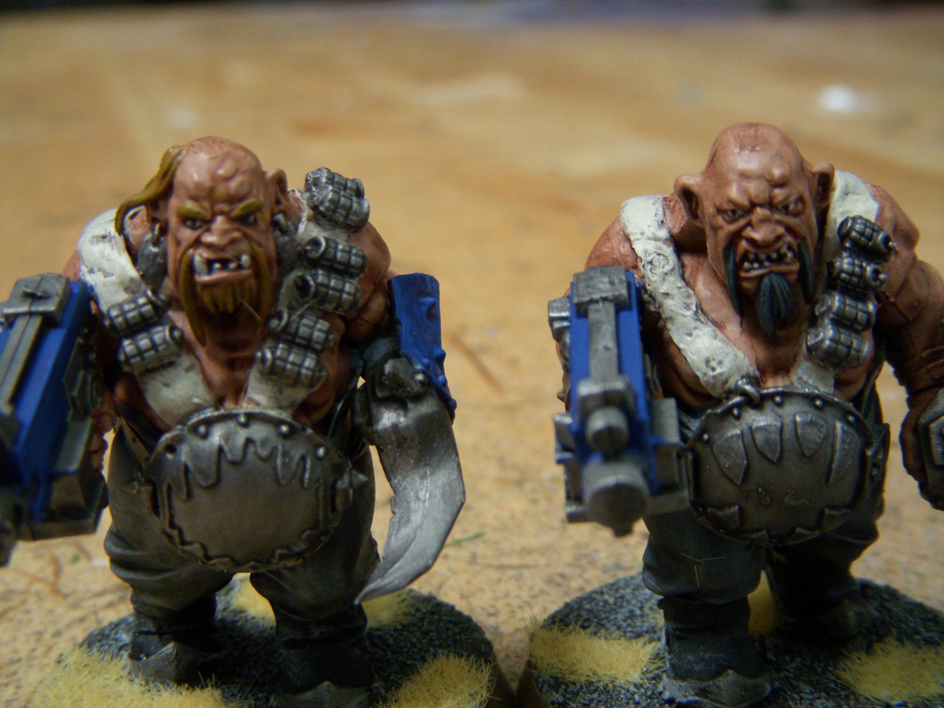 Bad Moon Orks, Imperial Guard Mordian Iron Guard Bad Moon Orks, Mordian Imperial Guard